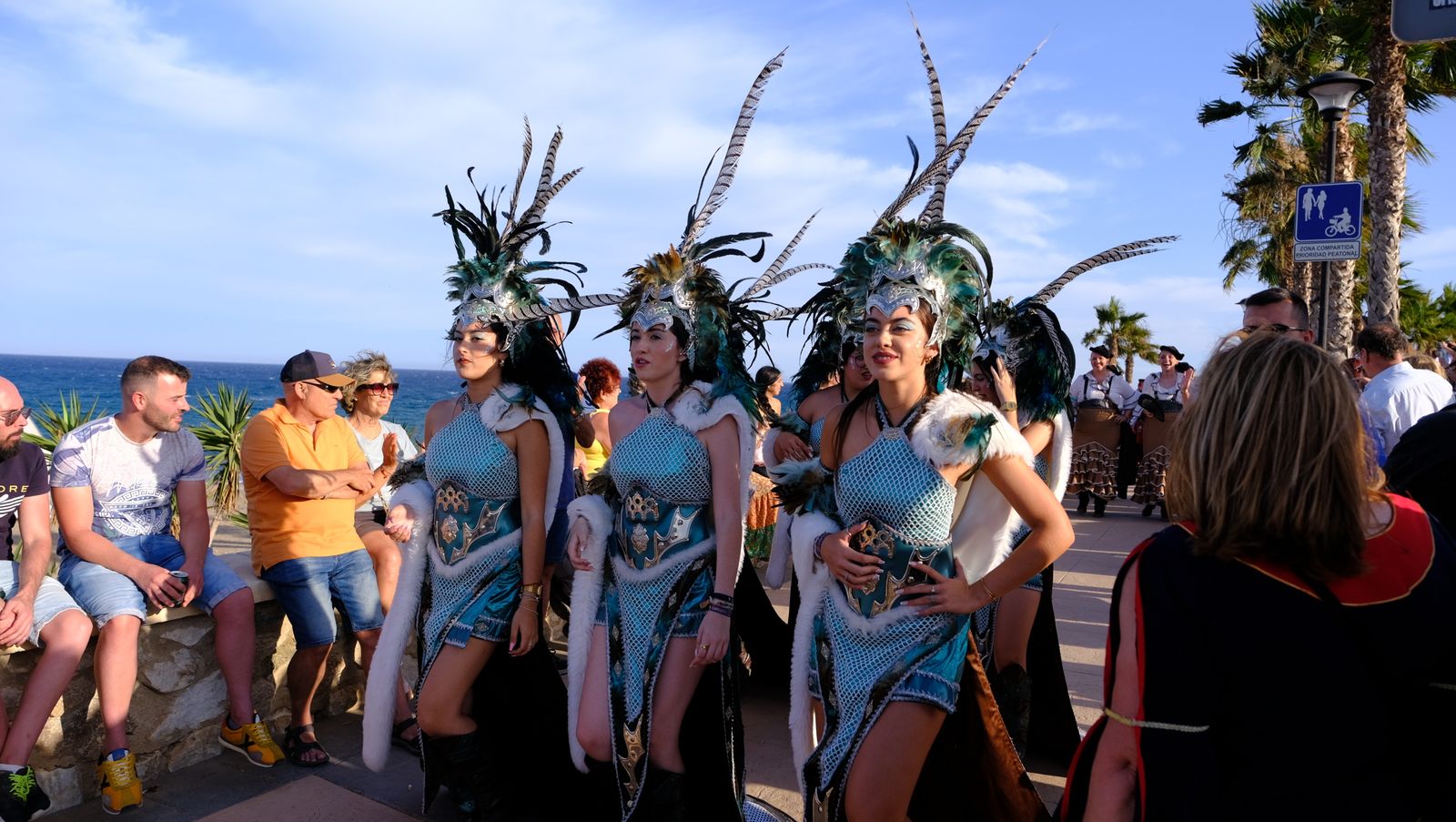 Moros y Cristianos de Mojácar en la Playa del Lance, en imágenes