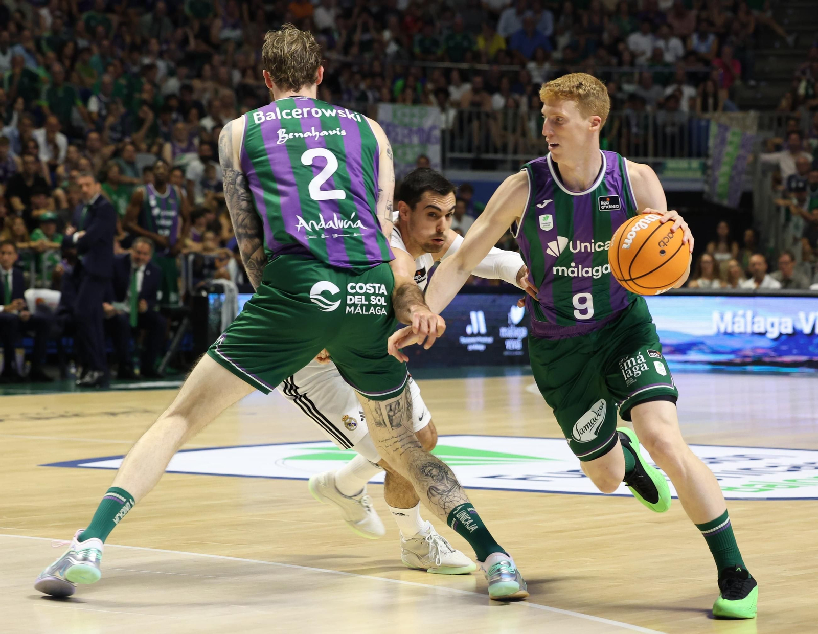 El Unicaja-Real Madrid, en fotos