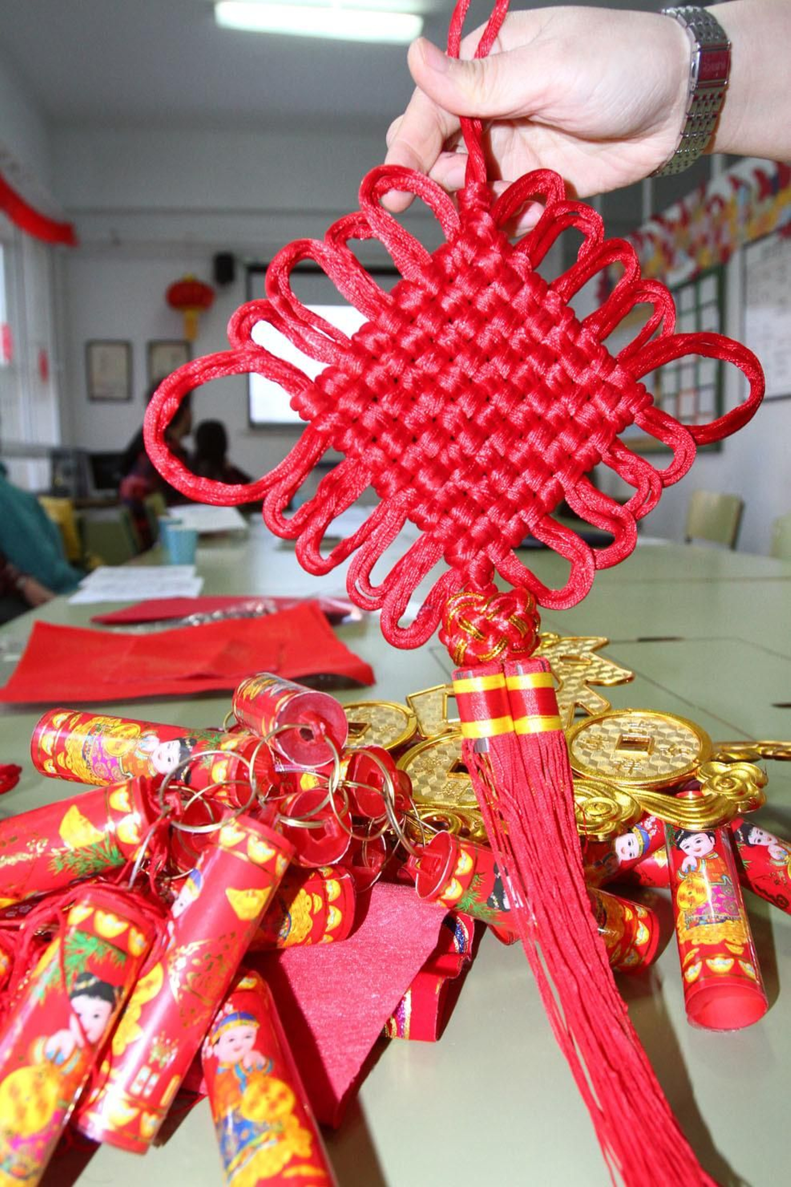 Celebración Año Nuevo chino en el IES Diego de Guzmán.