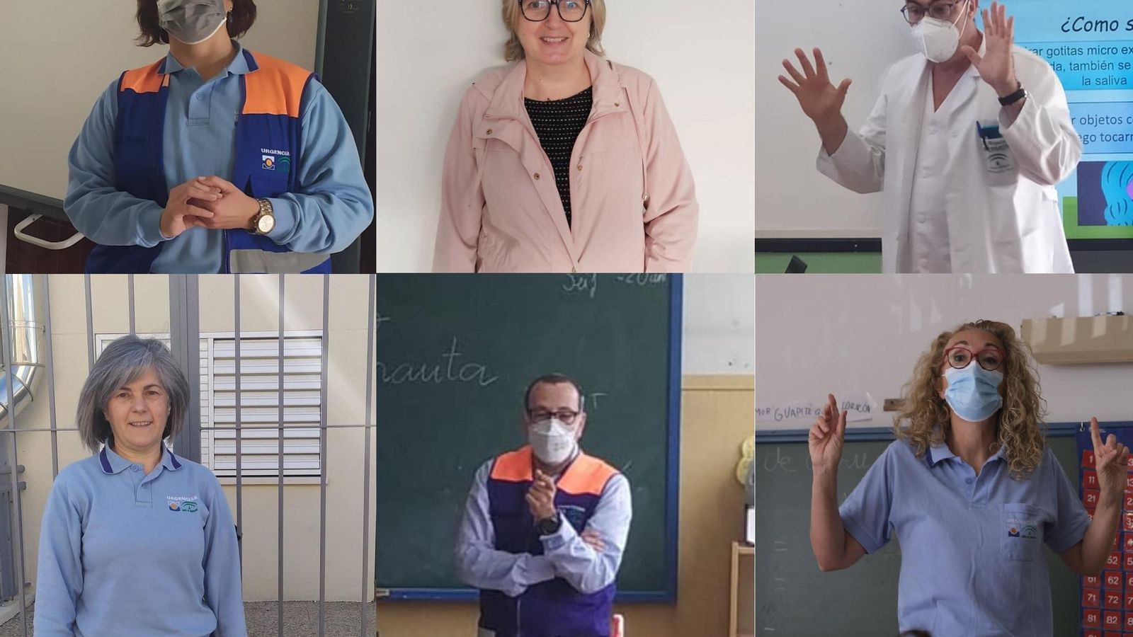 Enfermeros referentes de los centros educativos del Distrito Almería