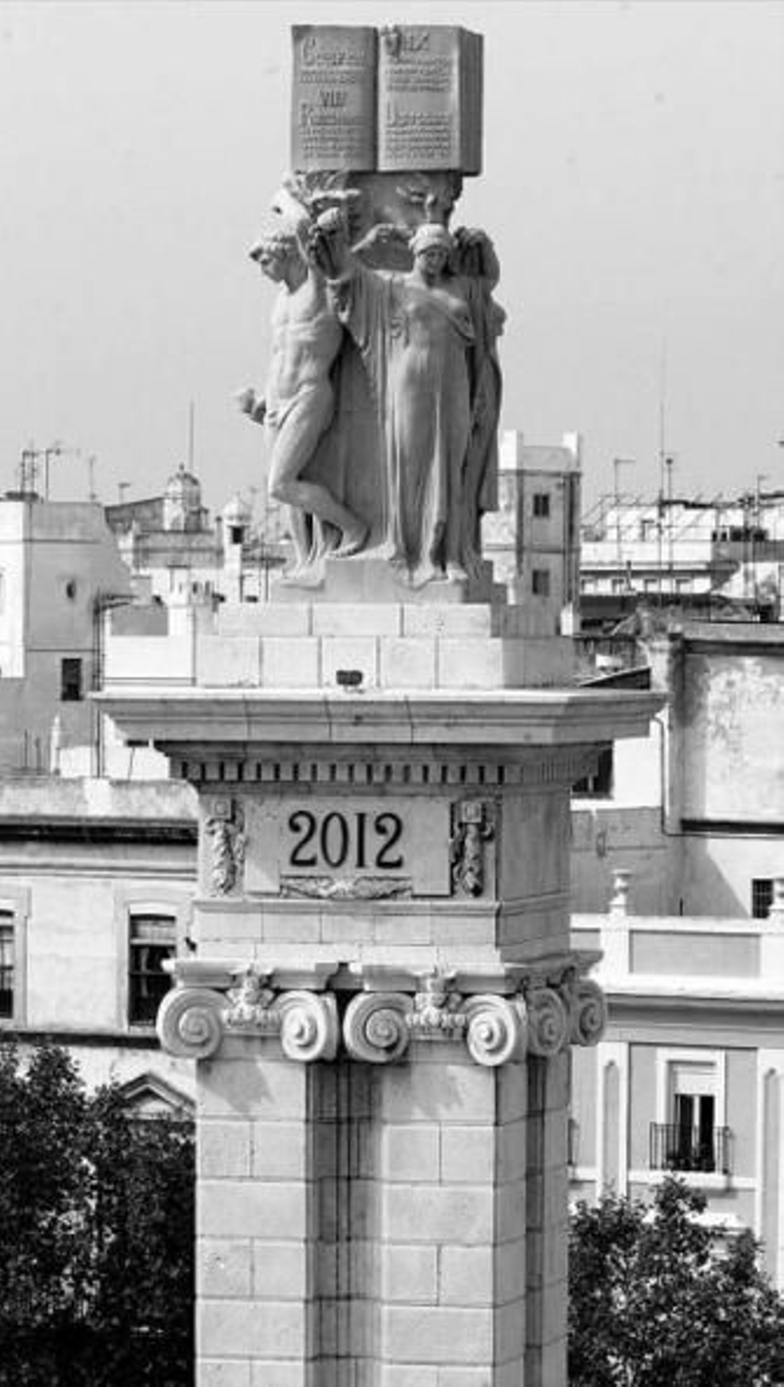 Monumento a las Cortes de Cádiz.