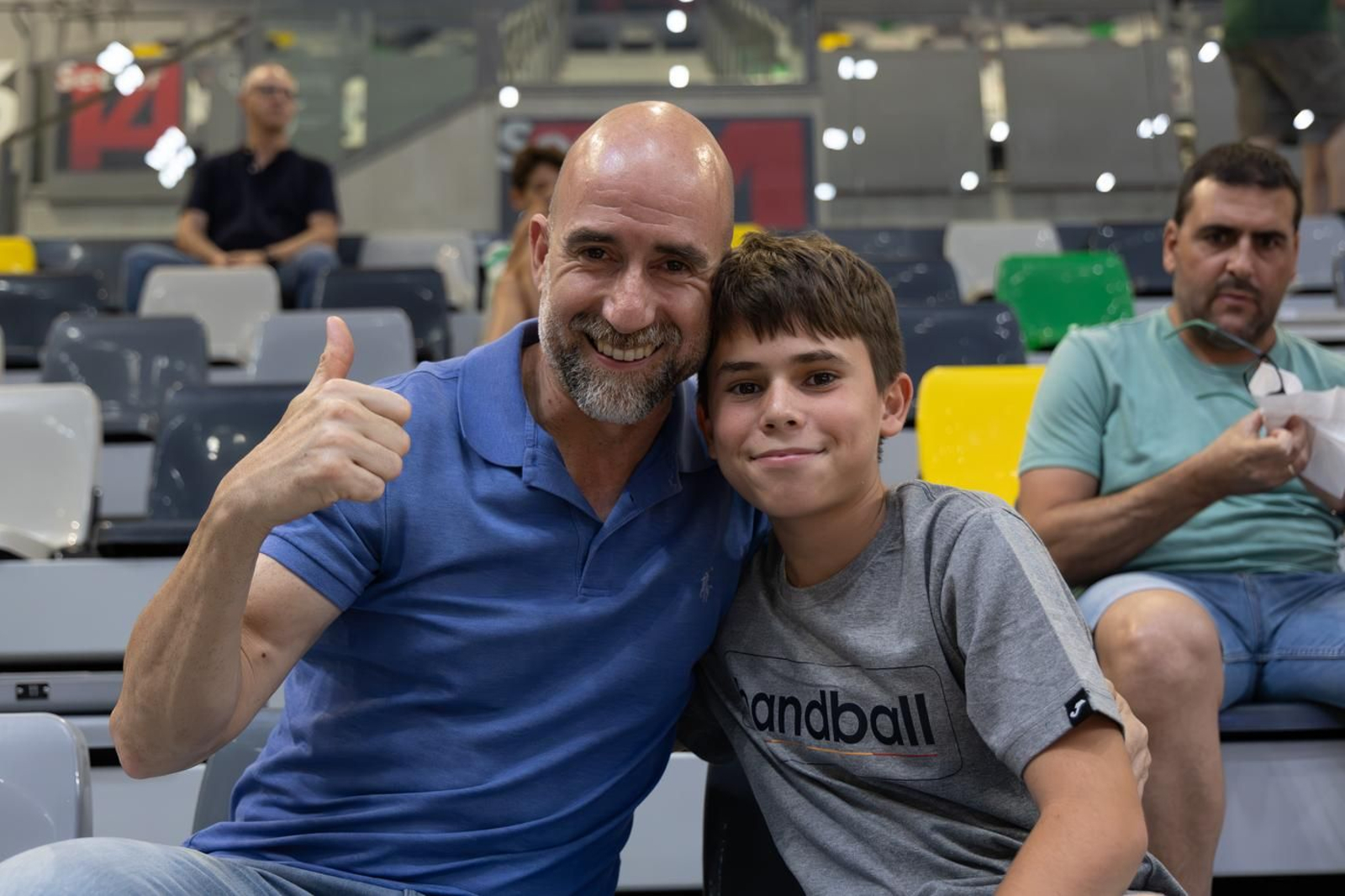 Las gradas del Olivo Arena en las semis de la Copa del Rey de balonmano, en imágenes