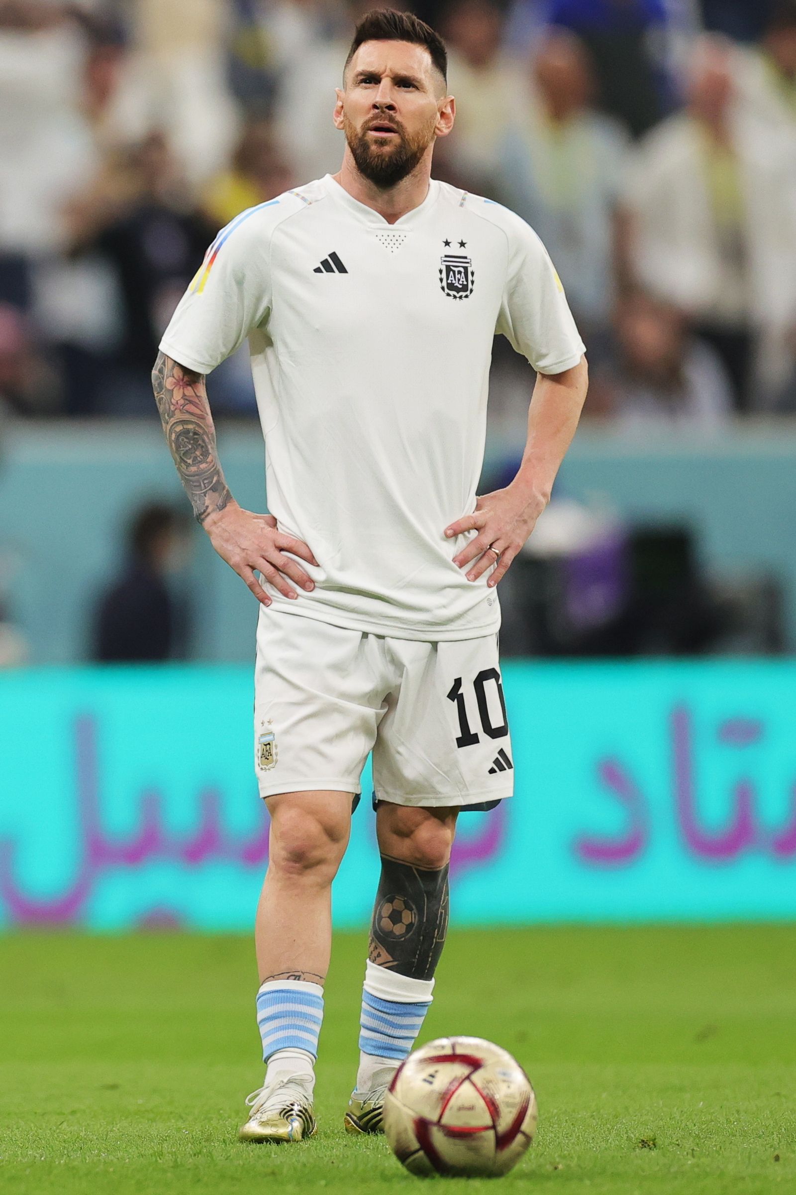 Las fotos de Messi contra Croacia