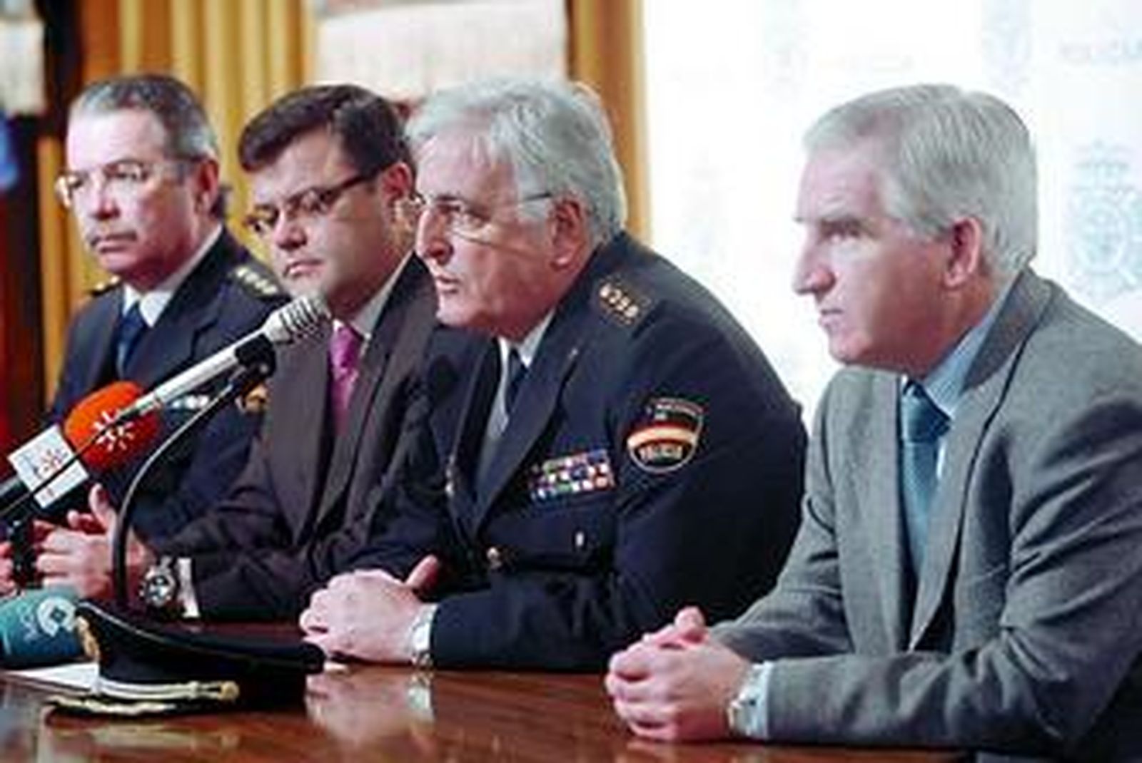 Valdés y Álvarez Riestra, ayer.