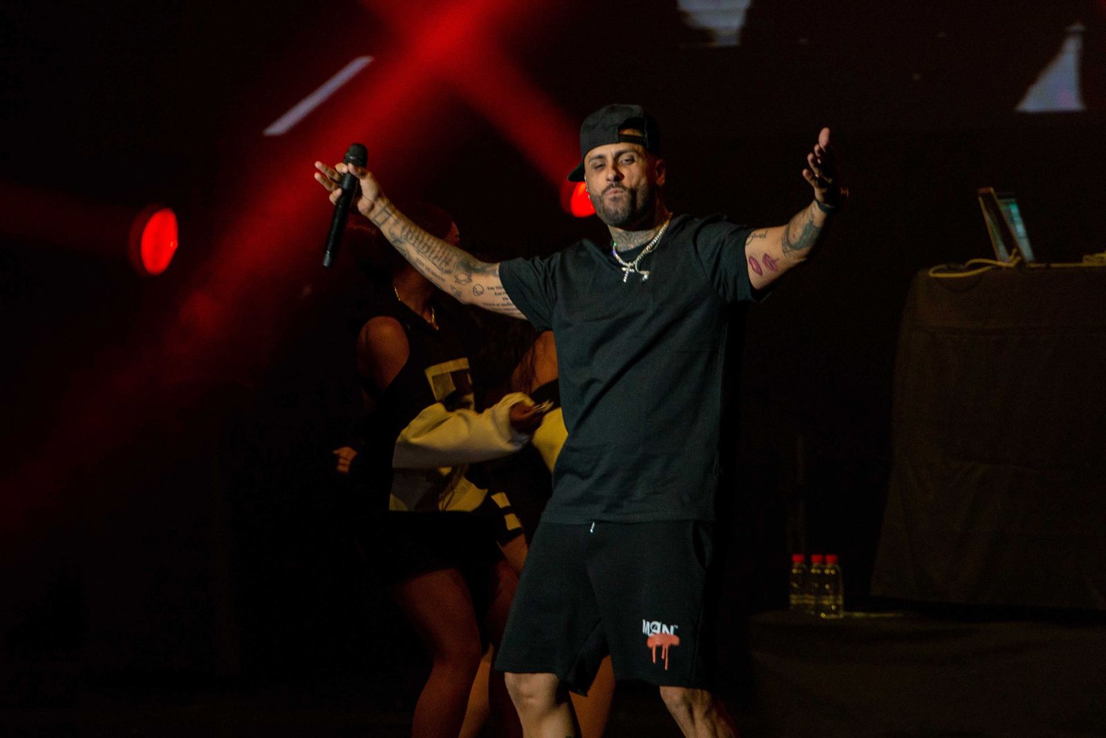 Nicky Jam, durante un concierto en Marbella.
