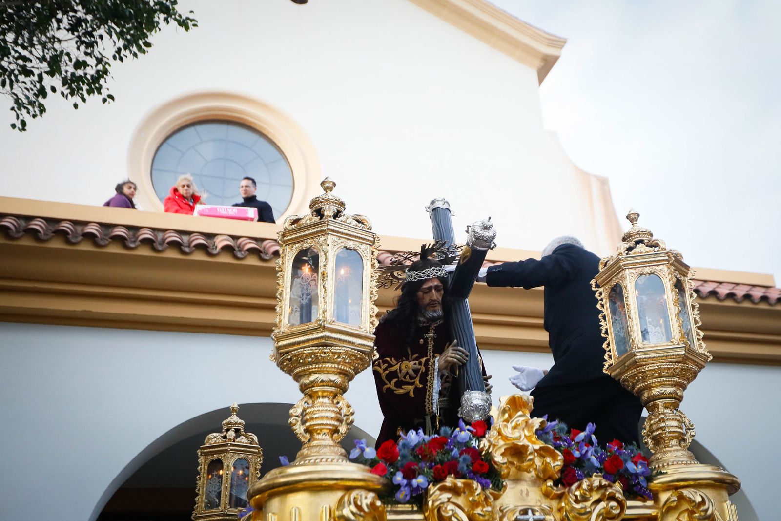 La procesión del Encuentro, en imágenes
