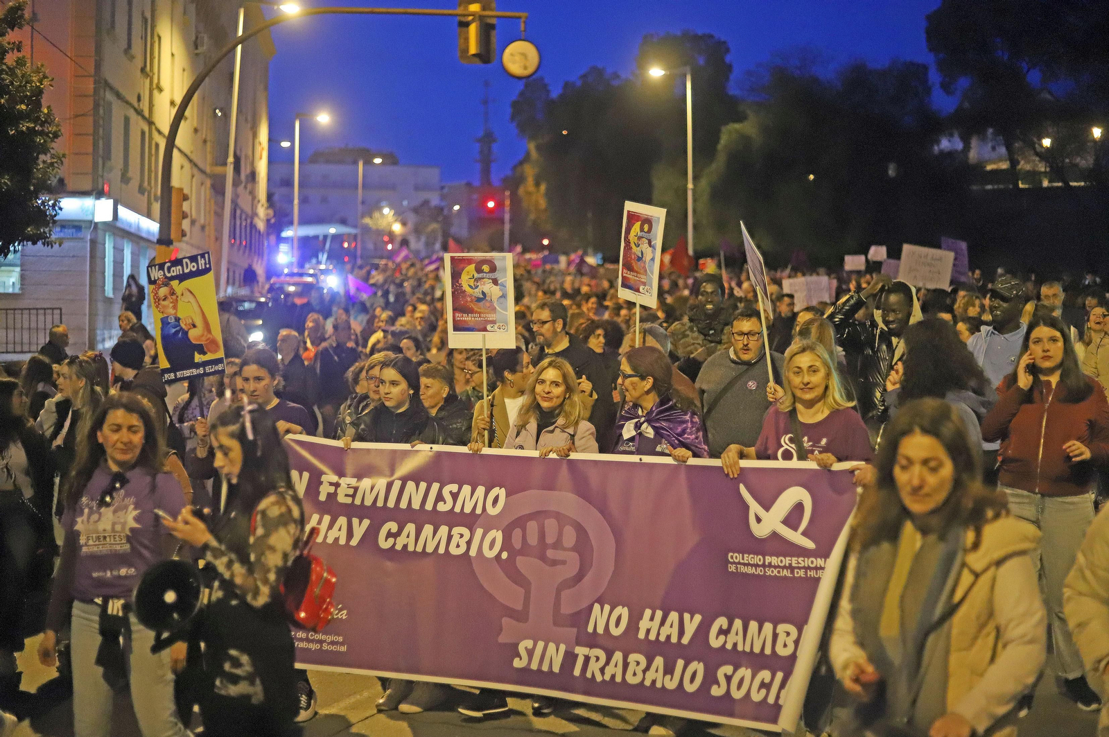 Imágenes de la manifestación del 8 de marzo, Día Internacional de la Mujer