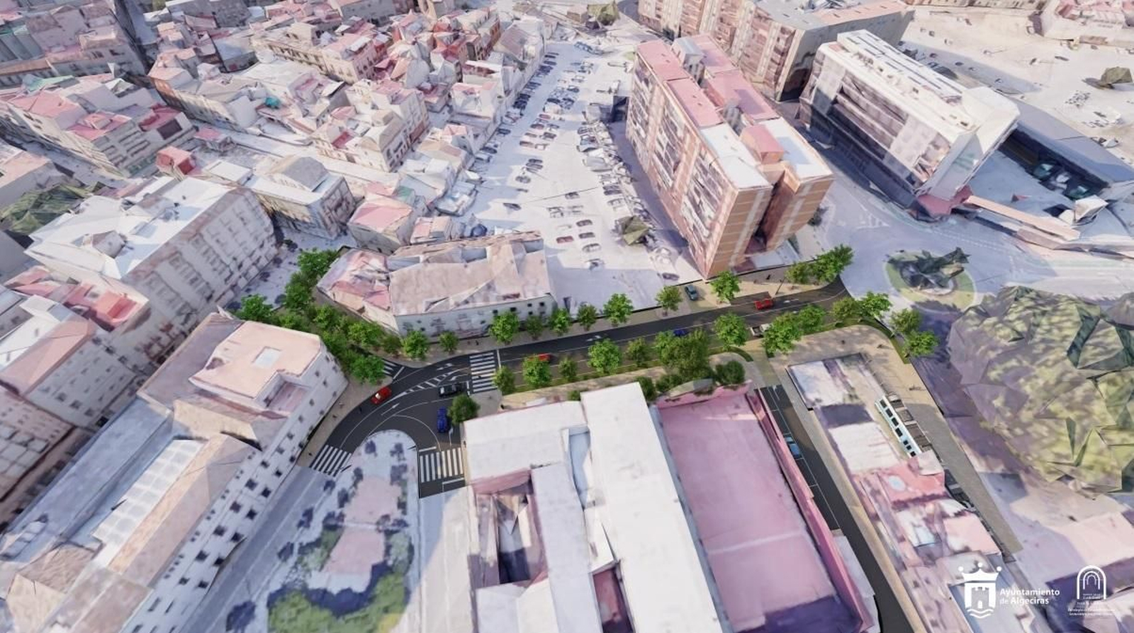 Infografías para el proyecto de reurbanización Avda. Gesto por la Paz – Plaza Juan de Lima