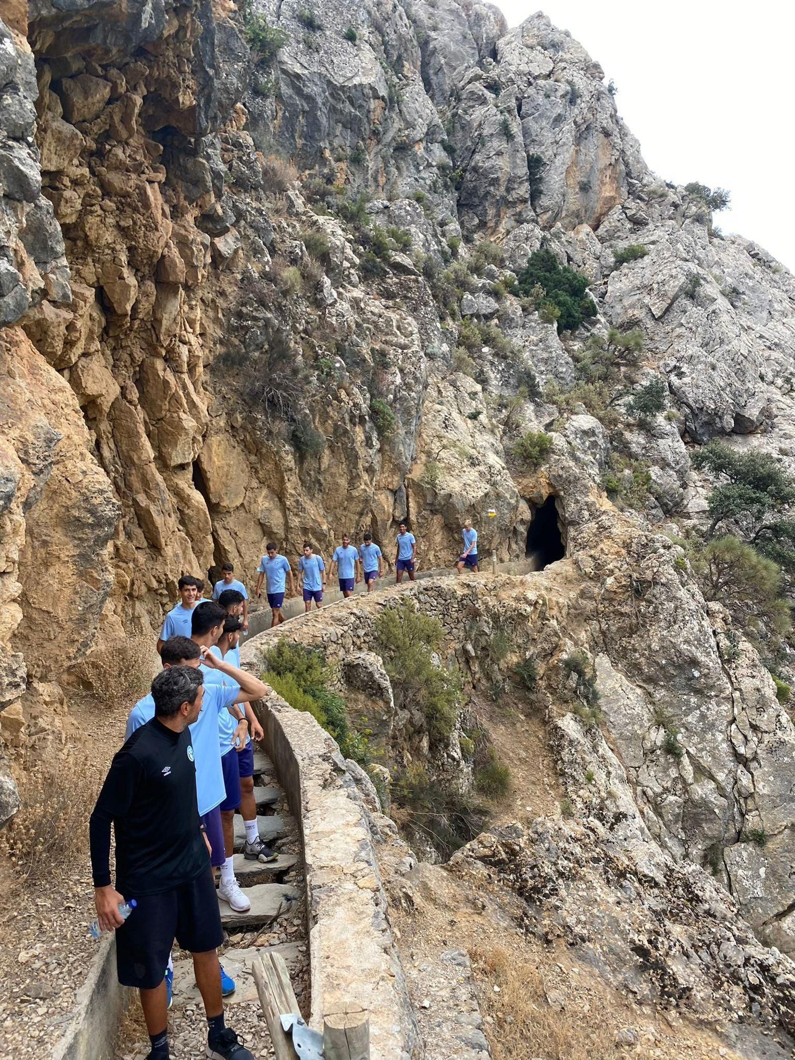 Un tramo del sendero.