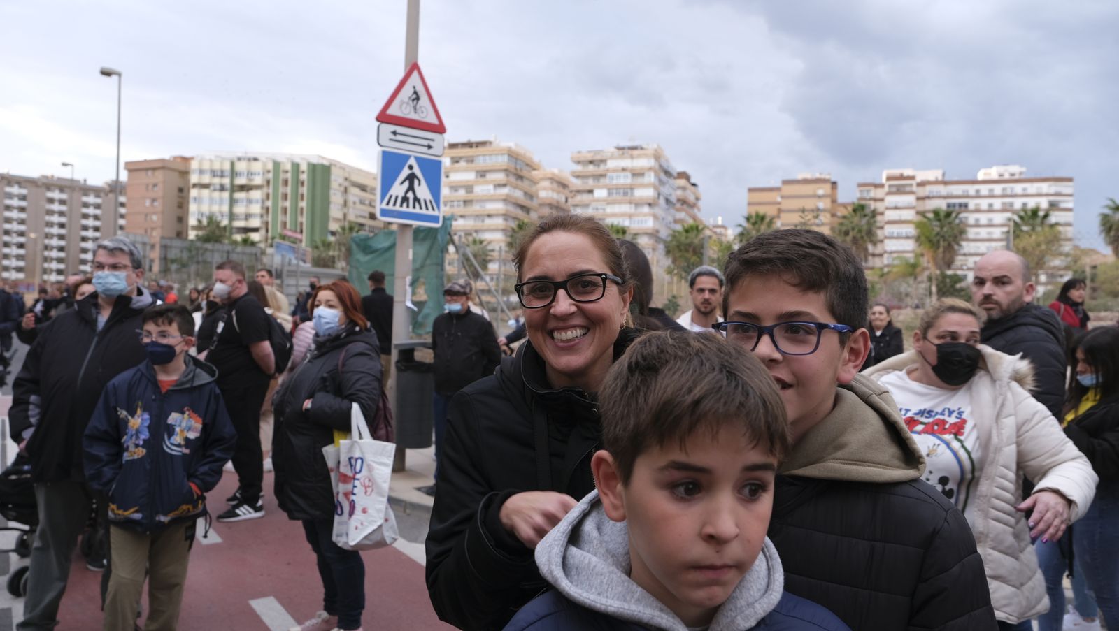 Procesión del Encuentro en Almería, en imágenes.