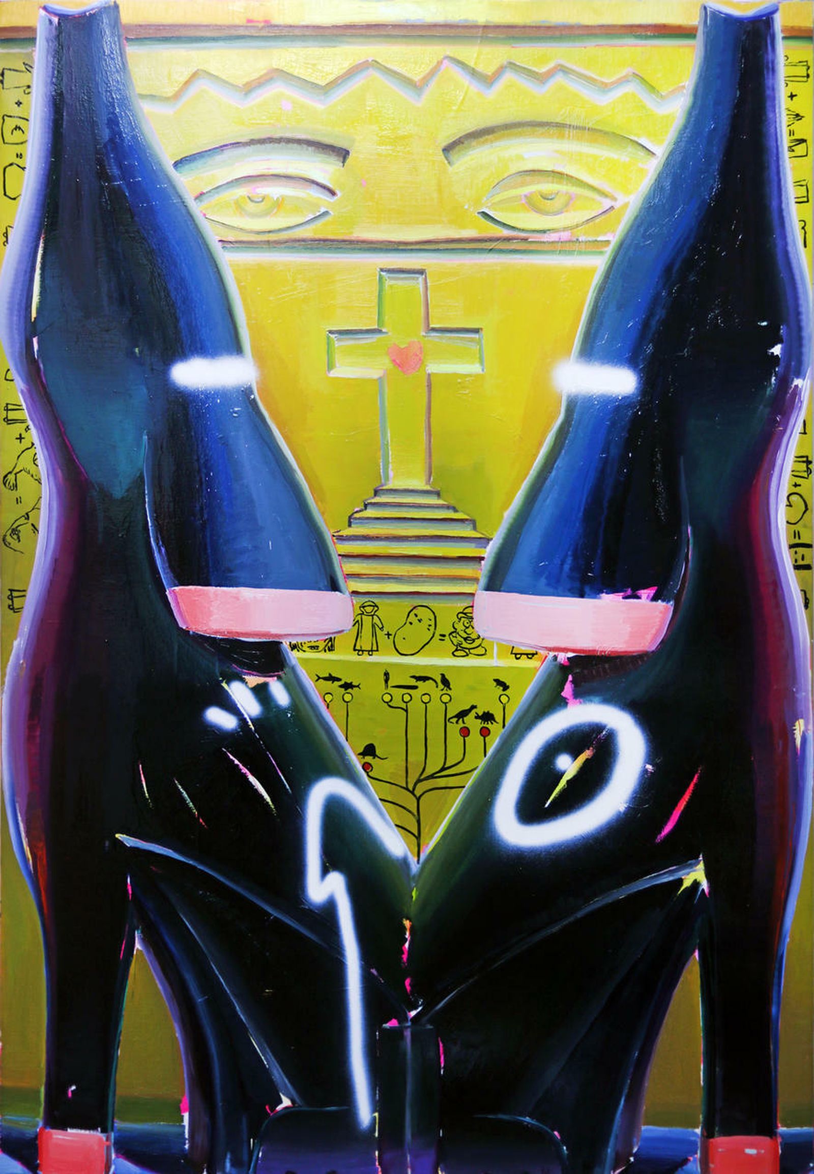 'Adán y Eva', otra de las obras de la jerezana Ana Barriga.