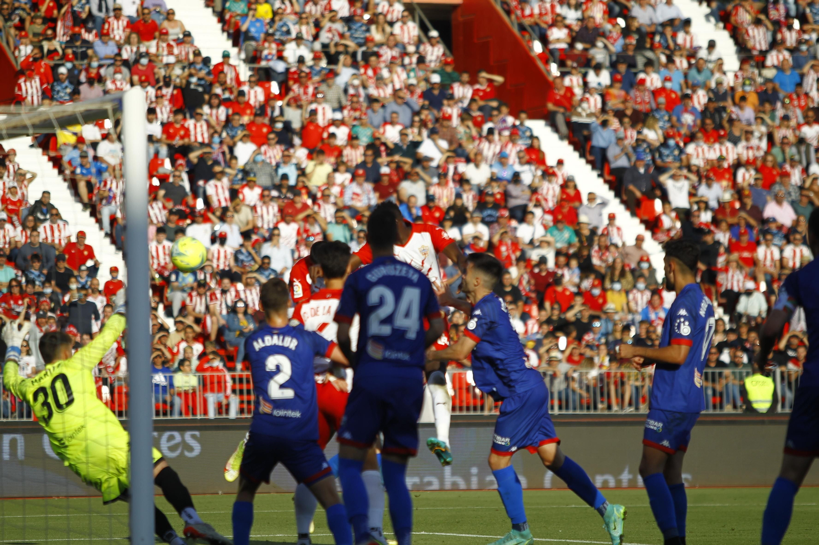 Imágenes del partido U.D. Almería-S.D. Amorebieta