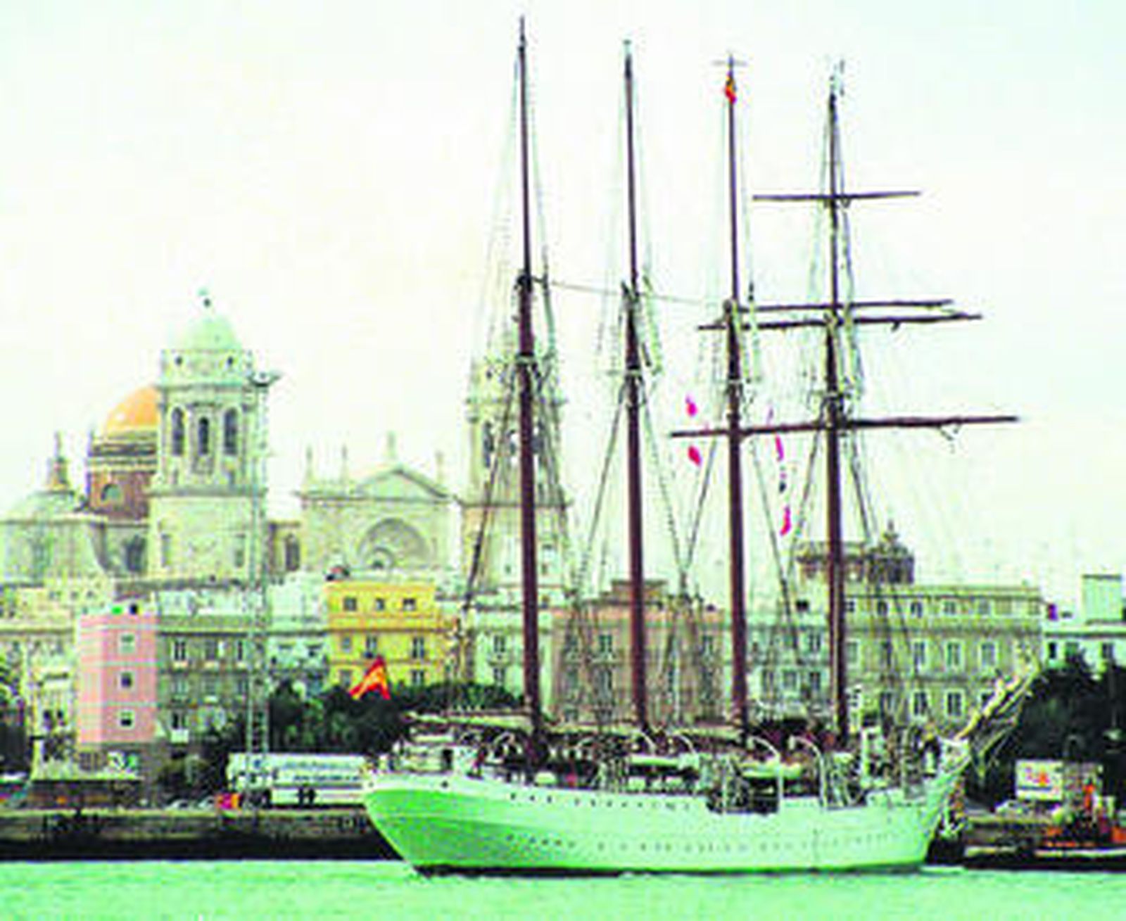 El buque escuela de la Armada española volverá a zarpar el sábado próximo del puerto gaditano.