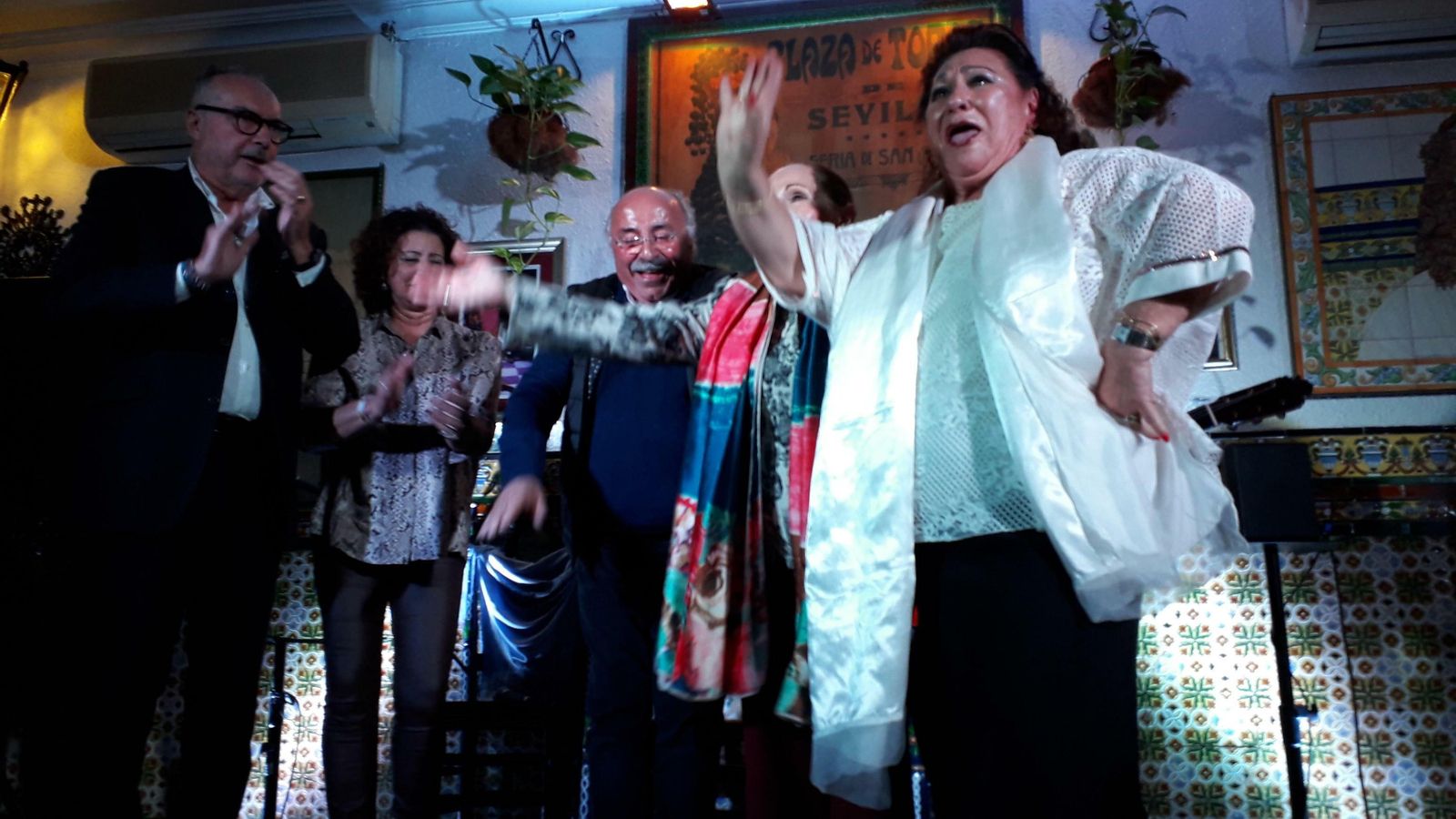 María Vargas, en el escenario de la Venta de Vargas.