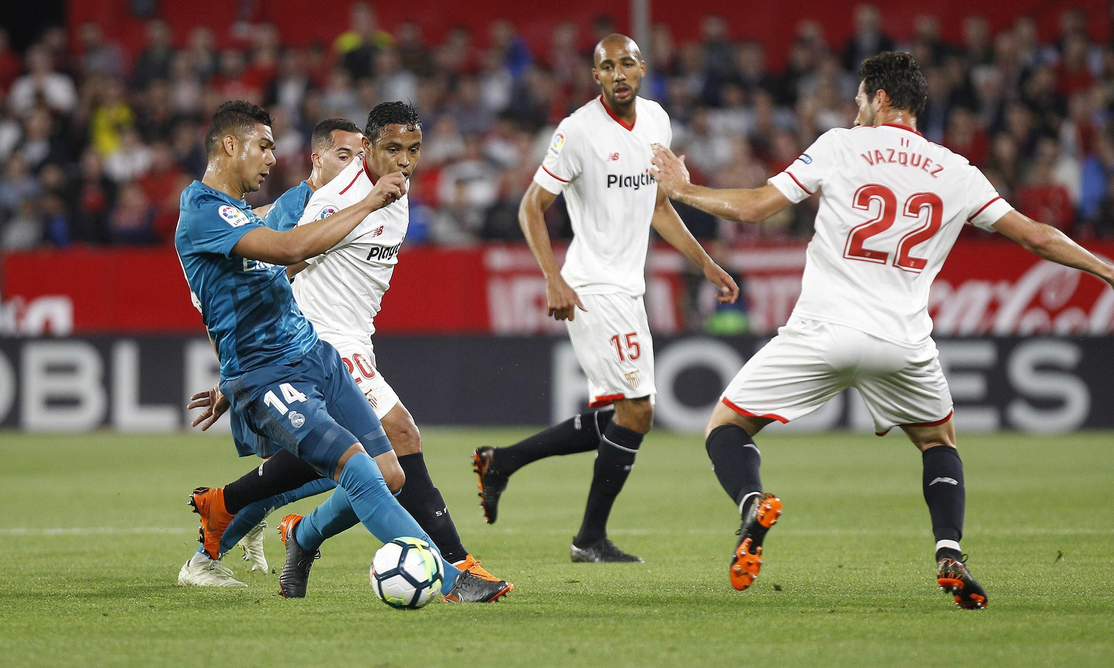 Las imágenes del Sevilla-Real Madrid