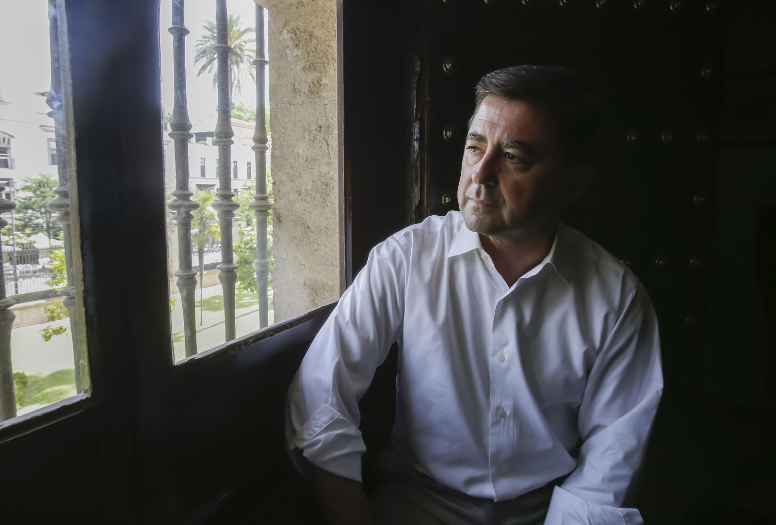 Juan Clemente Rodríguez, en su despacho de la Fábrica de Tabacos.