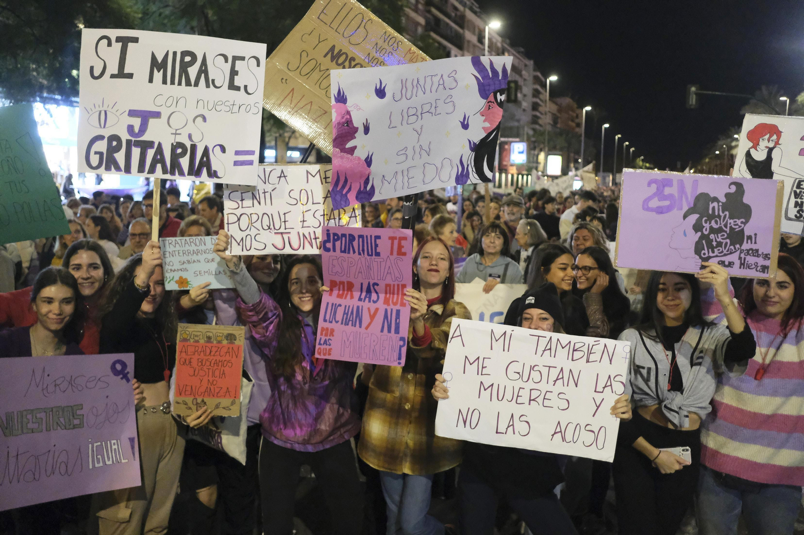 La manifestación en Córdoba contra la violencia de género, en fotografías