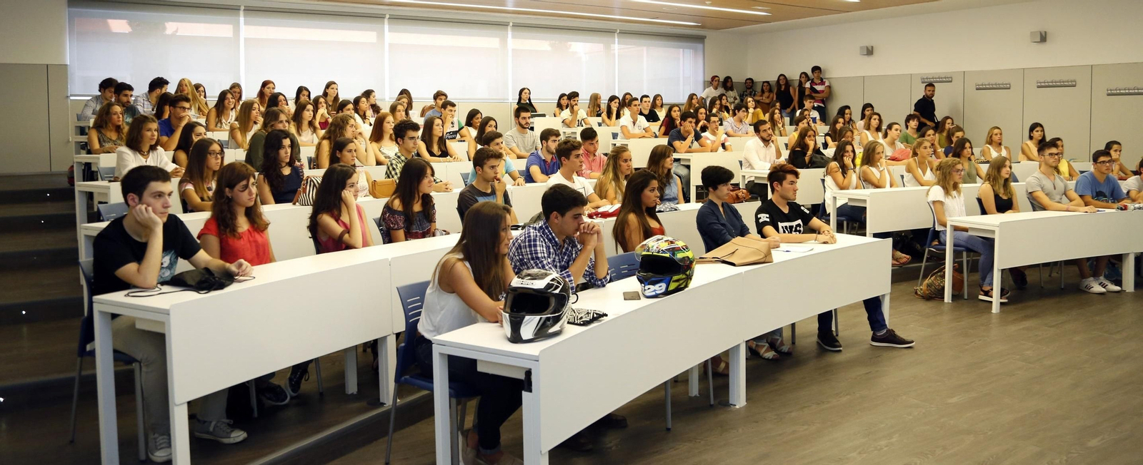 Imagen de una clase en la Universidad Loyola en cursos anteriores.
