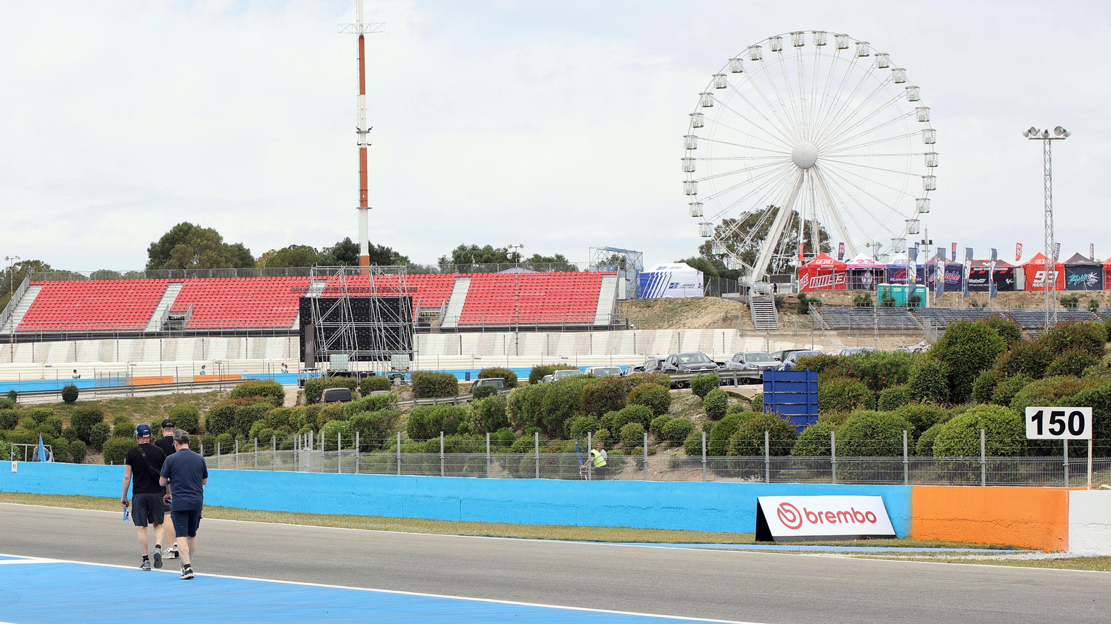 Todo listo en el Circuito de Jerez para el Gran Premio de Motociclismo