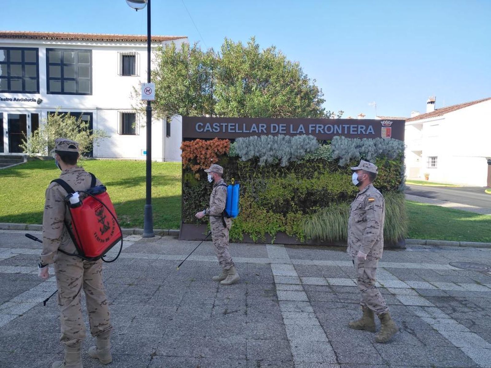 Efectivos de la Infantería de Marina, este Viernes Santo en Castellar