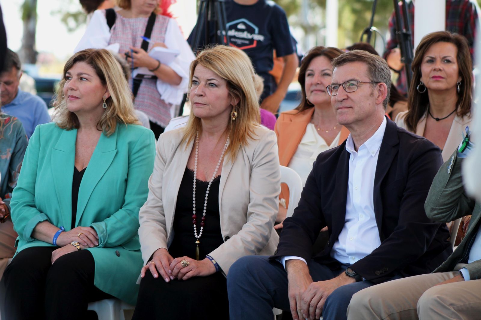 Visita de Alberto Núñez Feijóo a Huelva, en imágenes