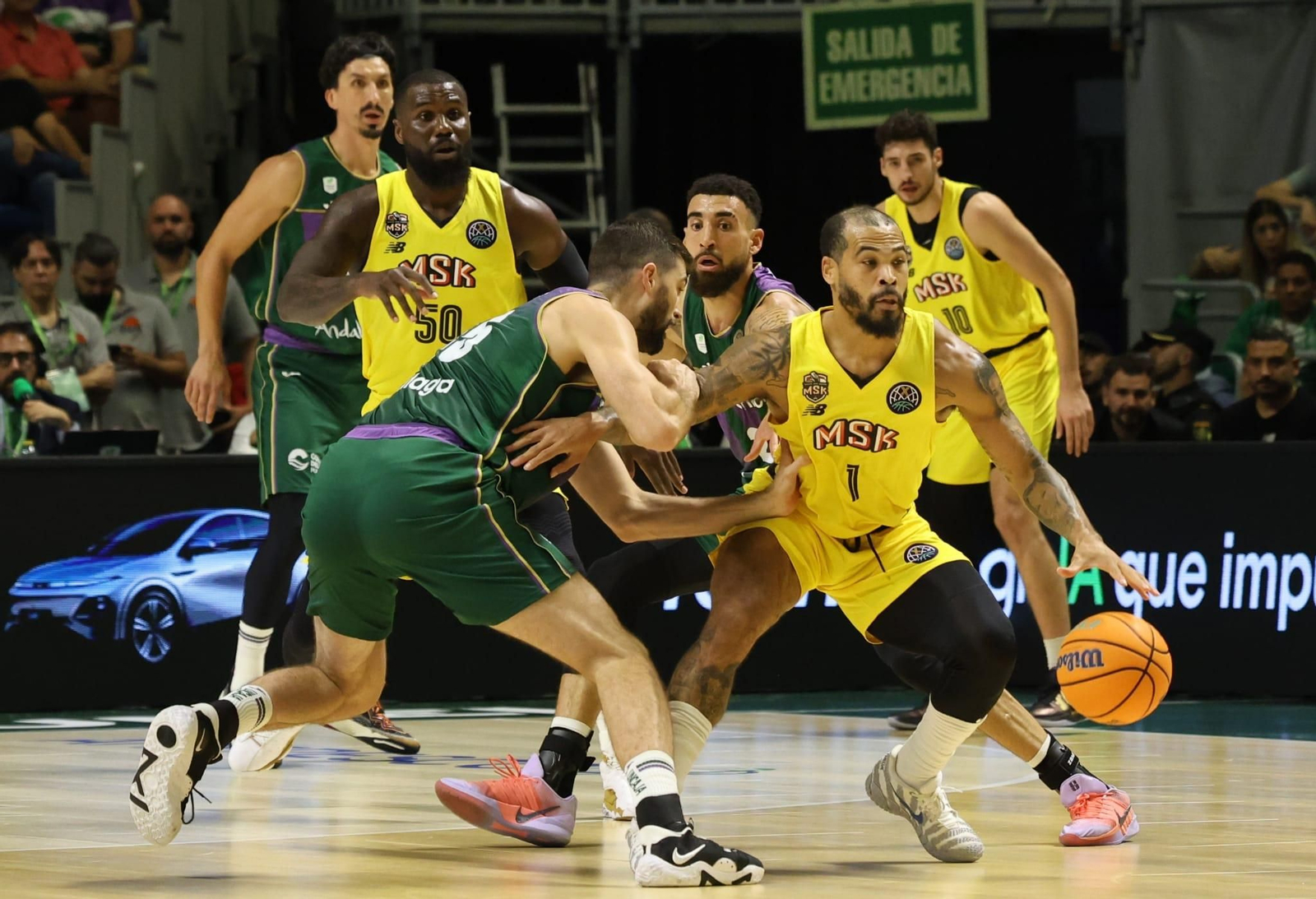 El Unicaja-Mersin, en fotos