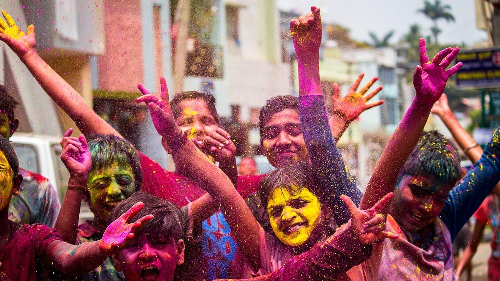 Holi Fest en La India Holi Fest en La India