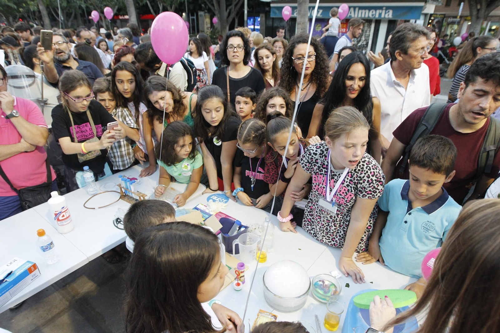 Fotogalería Noche Europea de los Investigadores. Universidad de Almería-UAL
