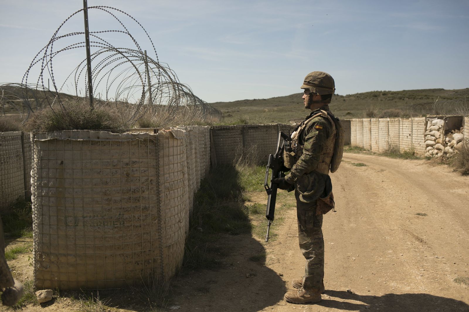 De maniobras con la Legión