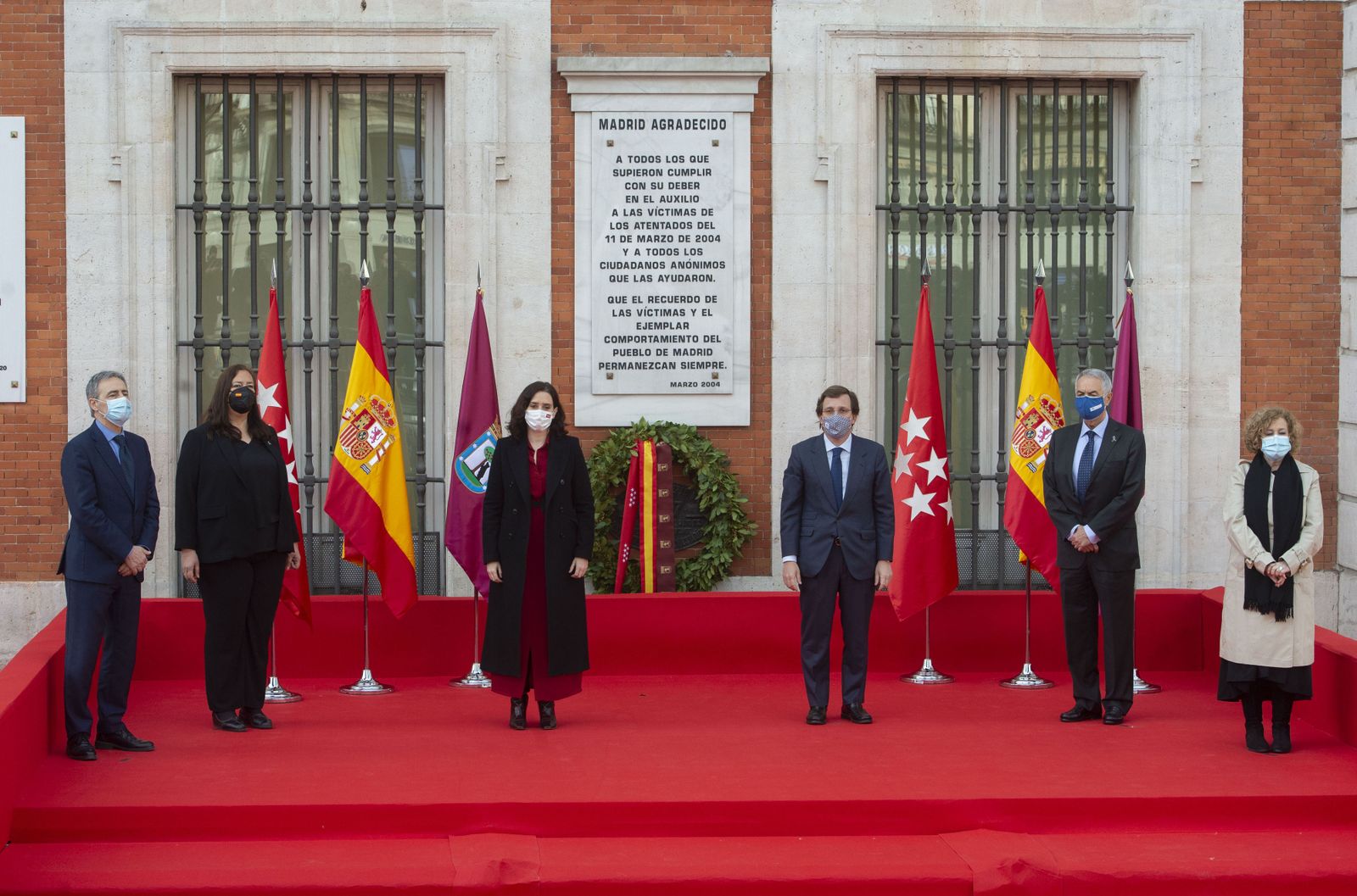 Acto por las víctimas del 11-M en Madrid
