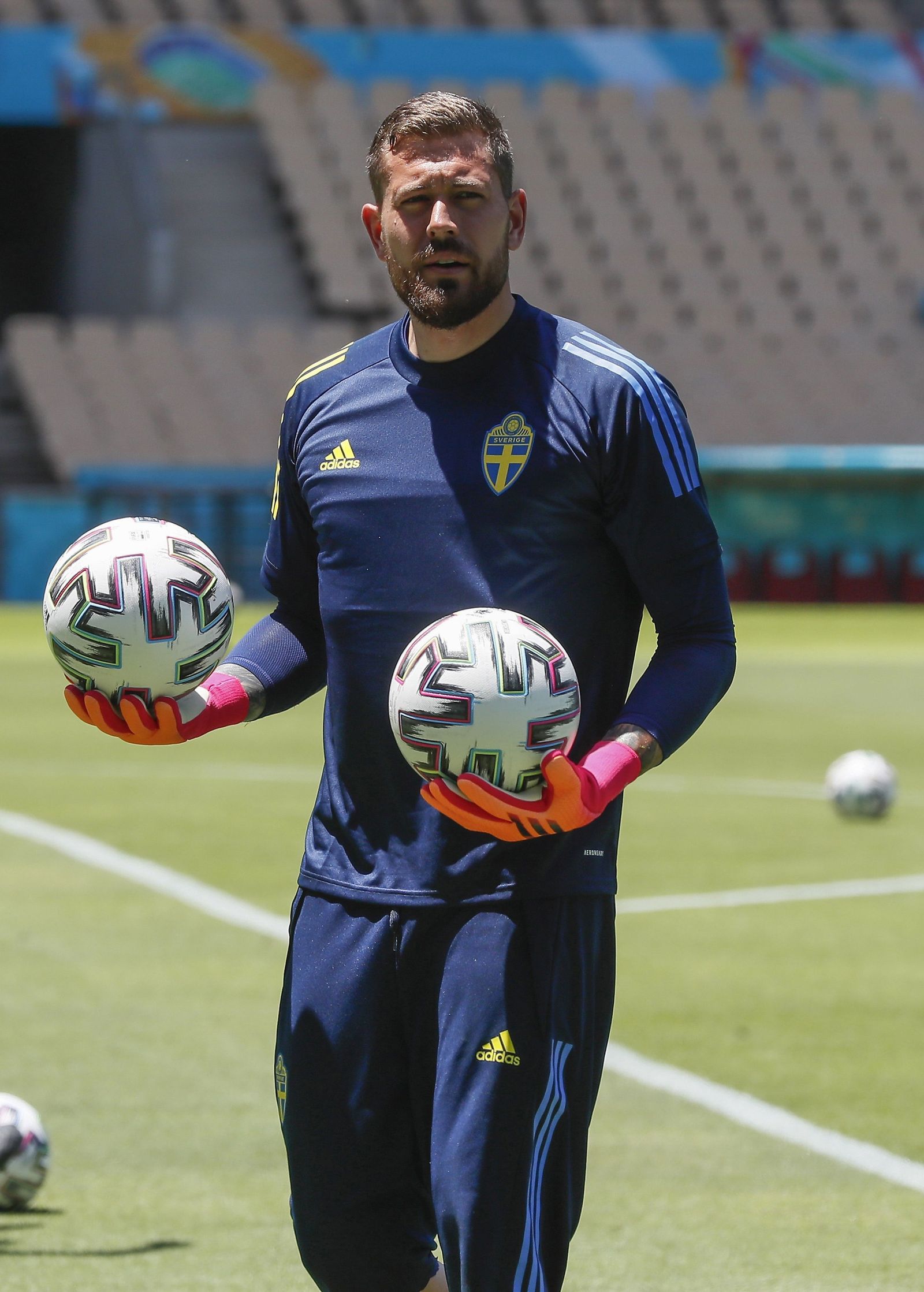 ¡Suecia entrena a las 14:30 en La Cartuja con 33 grados!