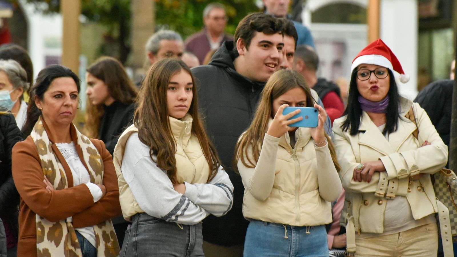 Concierto de Navidad de los alumnos de la Escuela sanchez Verdú en la Plaza Alta