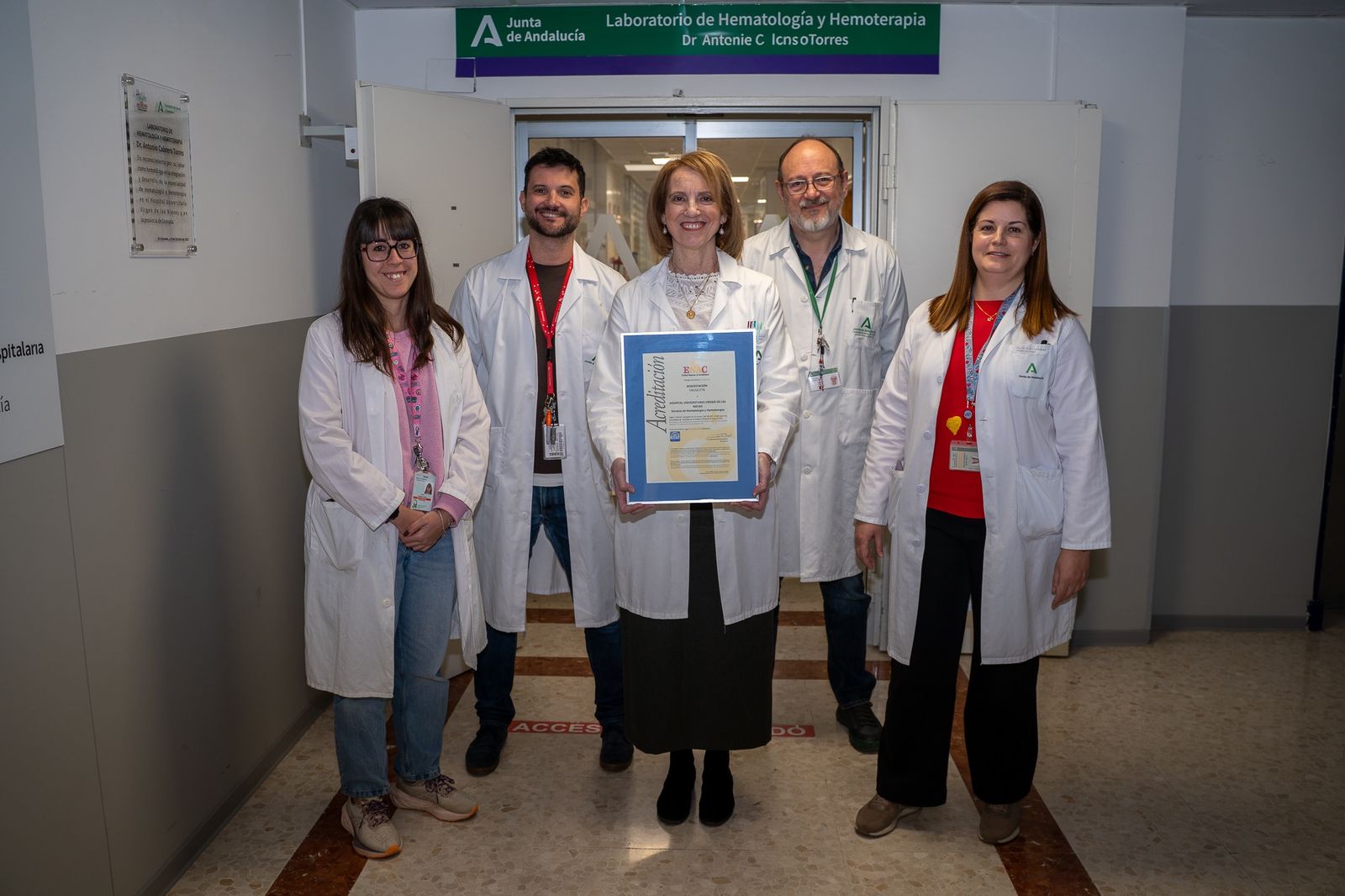 Responsables del proceso de acreditación.