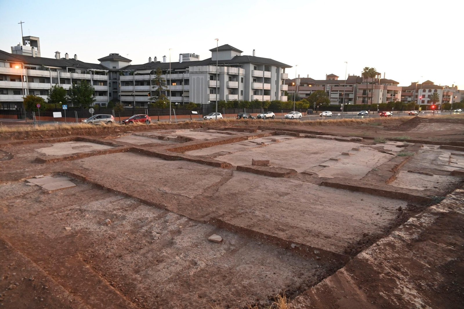 Restos arqueológicos encontrados en la Ronda Norte de Córdoba.