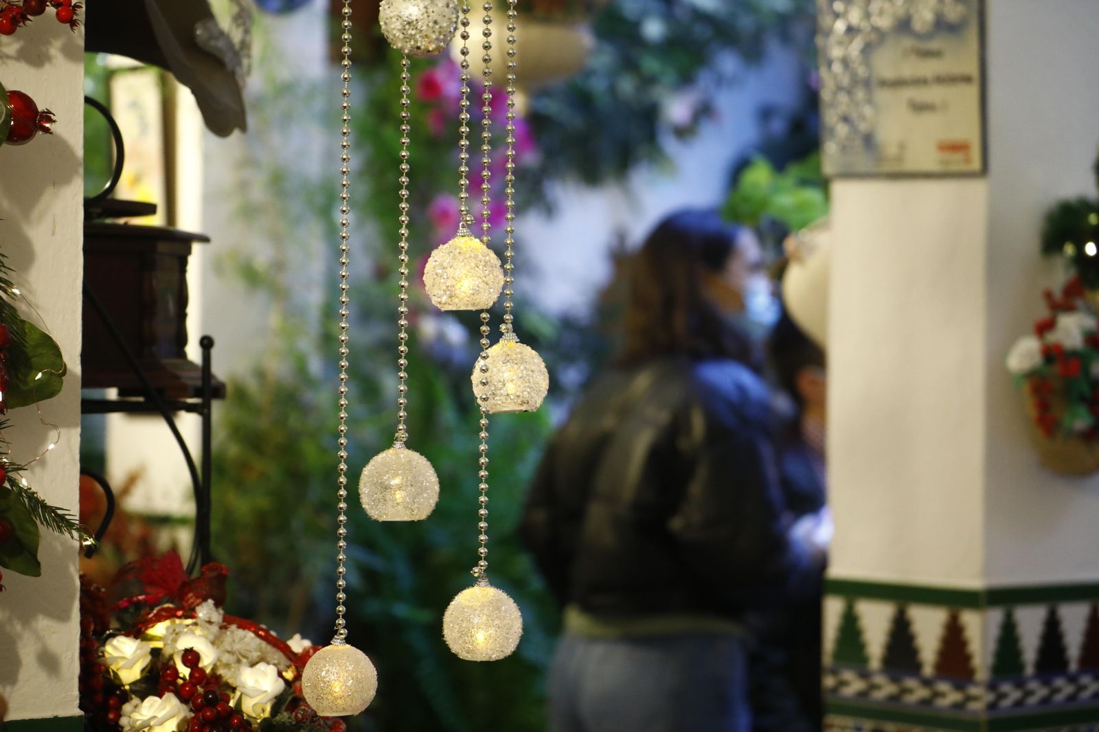 Las fotografías de los Patios de Córdoba en Navidad