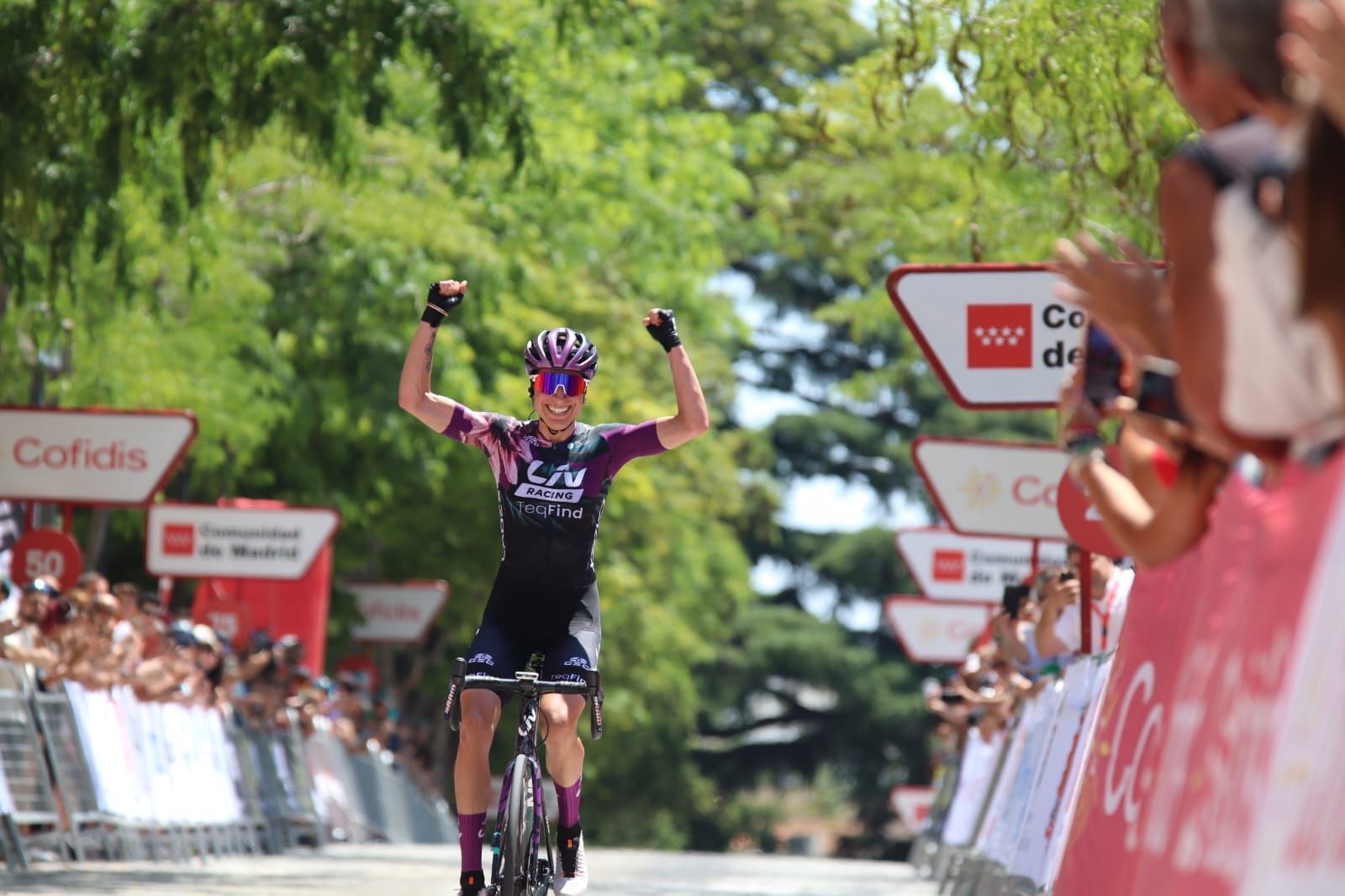 Mavi García en una prueba anterior