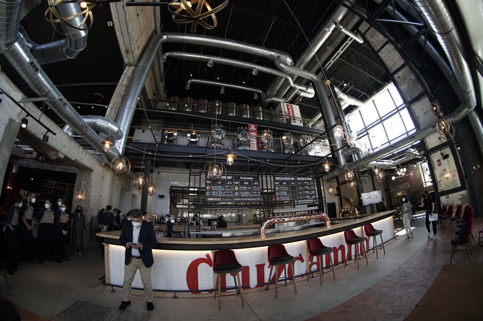 Las imágenes de la inauguración de La Factoría de Cruzcampo