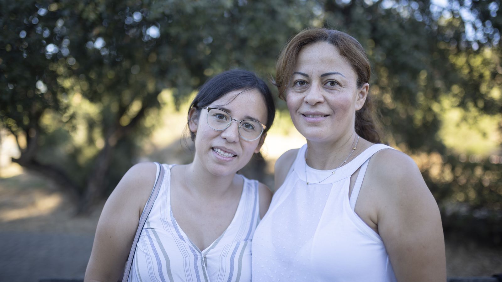 Jacqueline junto a su hija Jennifer.