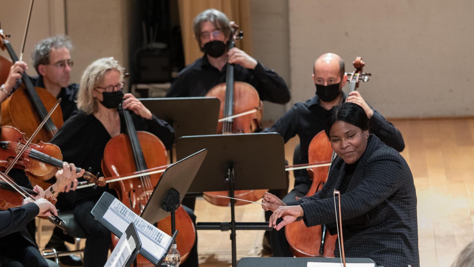 La directora, Glass Marcano.