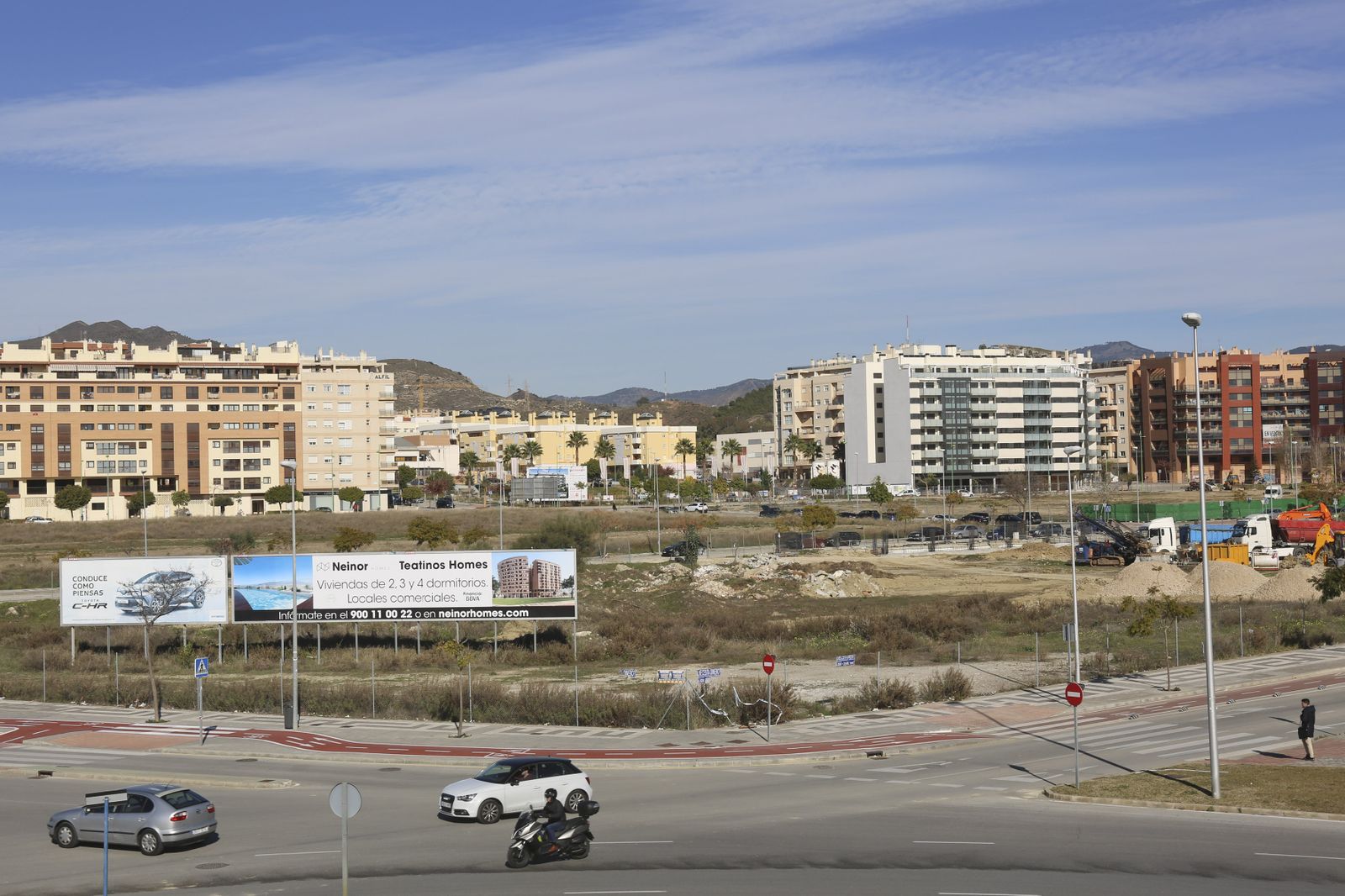 Una de las parcelas del Bulevar Louis Pasteur sobre la que se proyecta una promoción de 110 viviendas ya autorizada por Urbanismo.