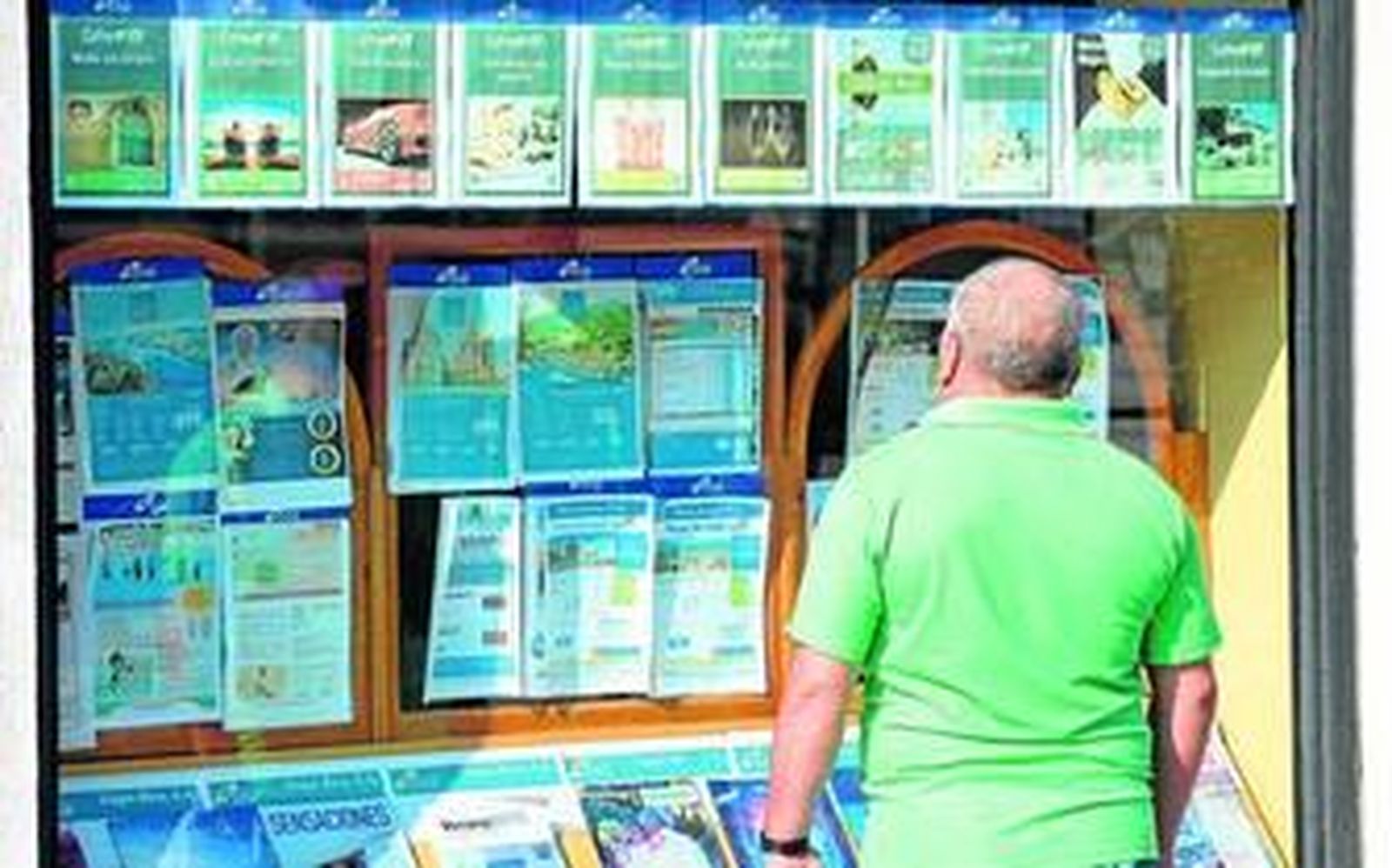 Uno de los establecimientos dedicados a la venta de viajes, situado en el centro de la ciudad.