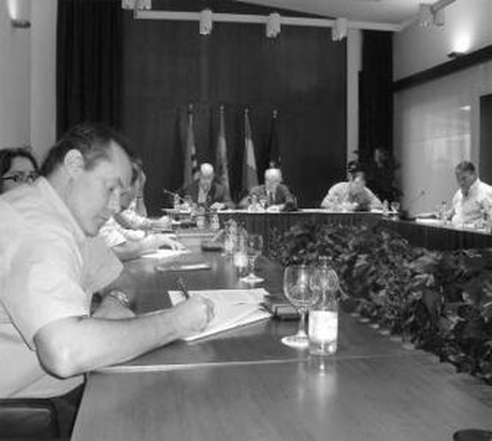 Una imagen del Pleno municipal de Cartaya.