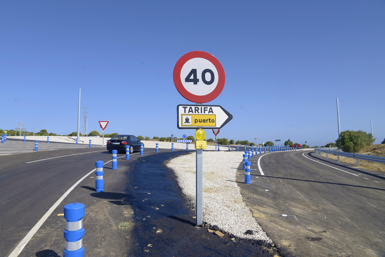 Fotos del recién inagurado nuevo acceso a Tarifa