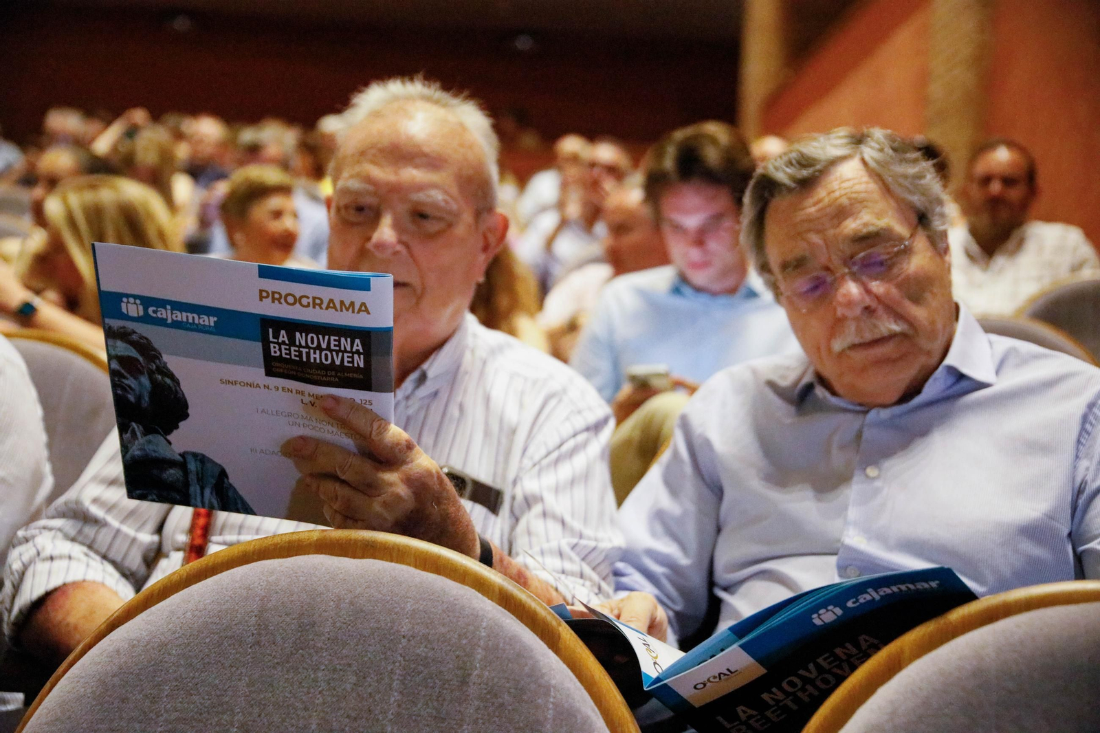 Imágenes de la novena Beethoven interpretado por la OCAL y Orfeón para Cajamar