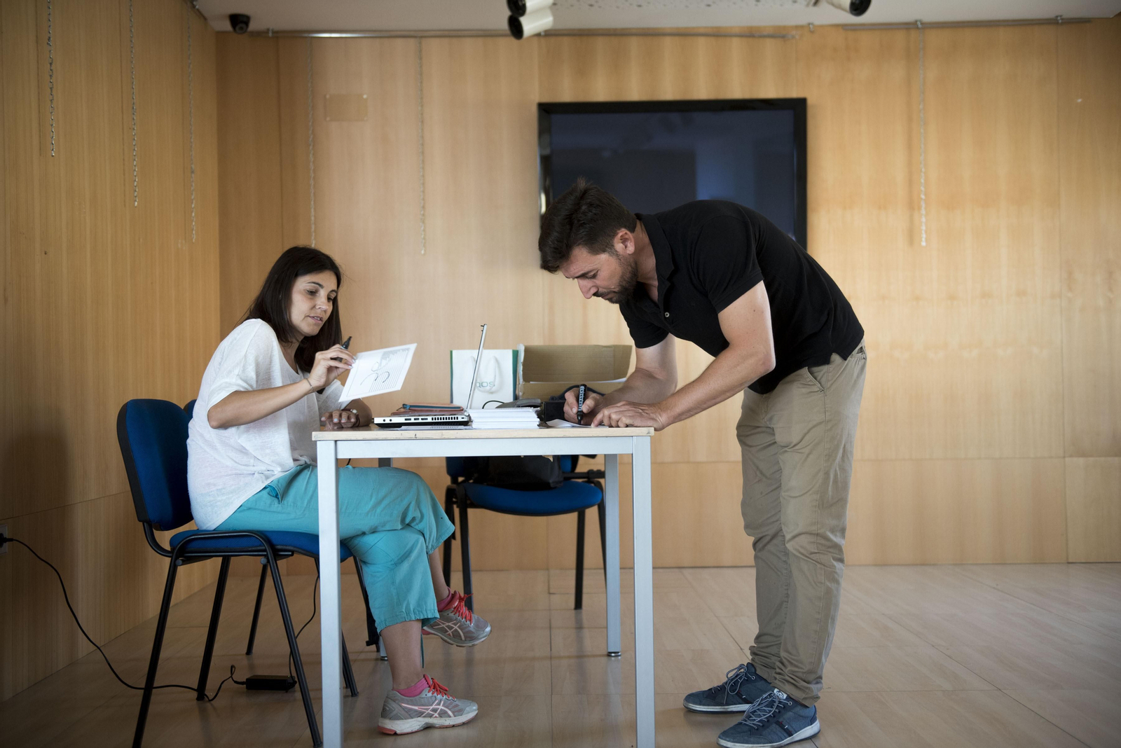 Imágenes del casting para la serie de Amazon y TVE en Guadix