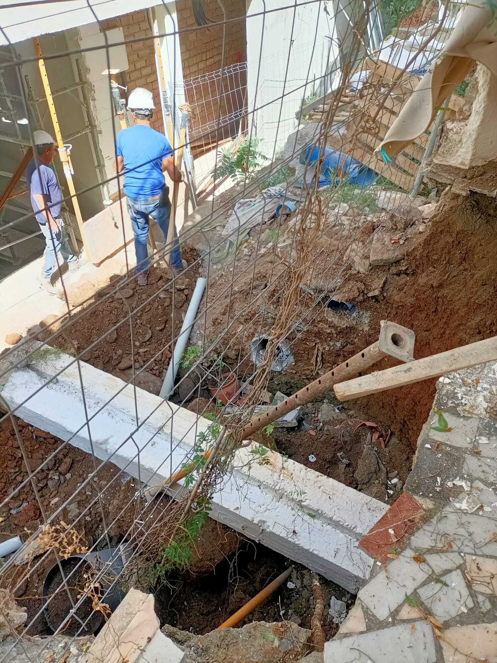 Derrumbe en la corrala de la Plaza Puntal de Vacares