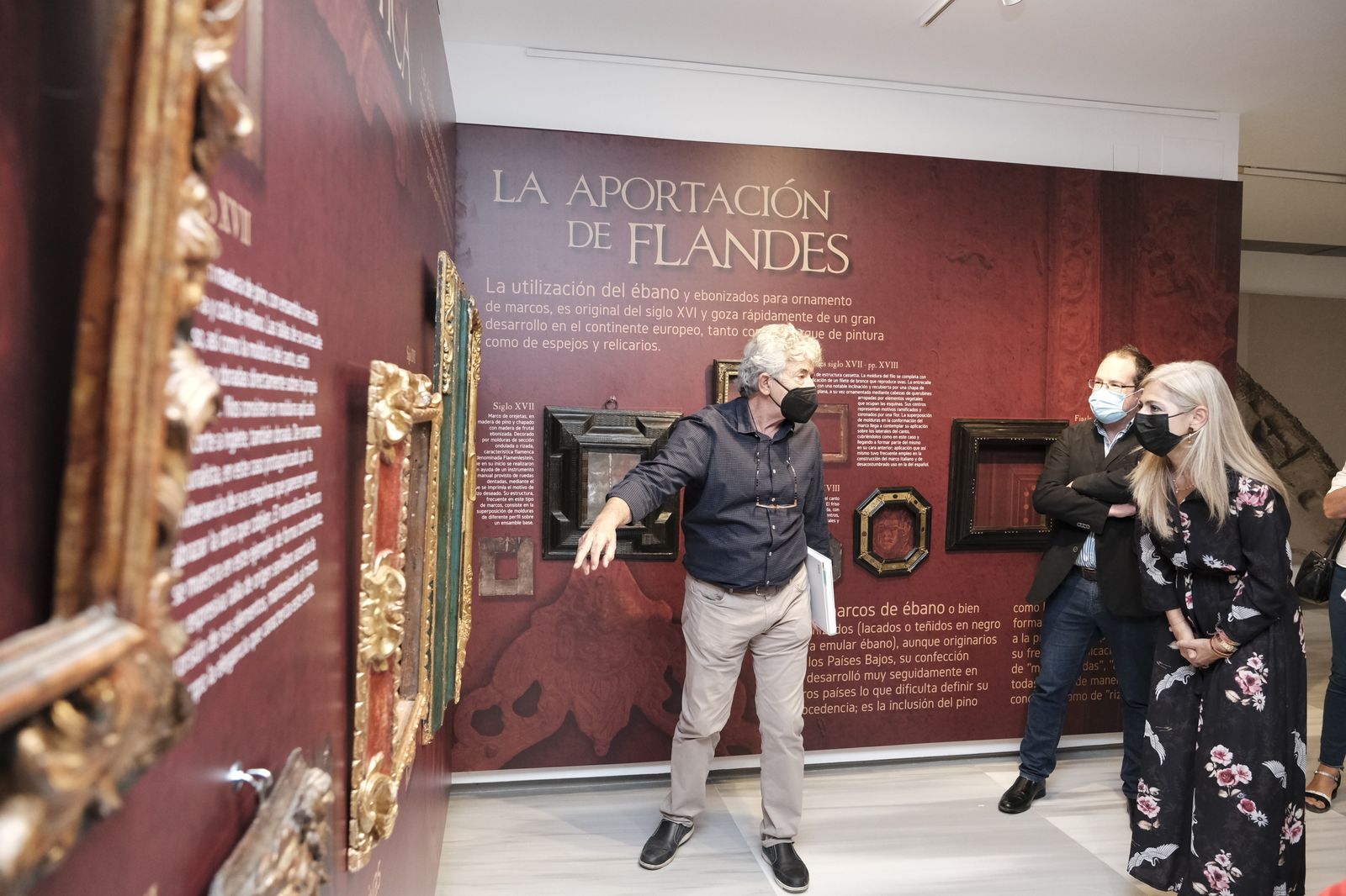 Fotogalería inauguración exposición El Marco Barroco Español. Museo de Almería.