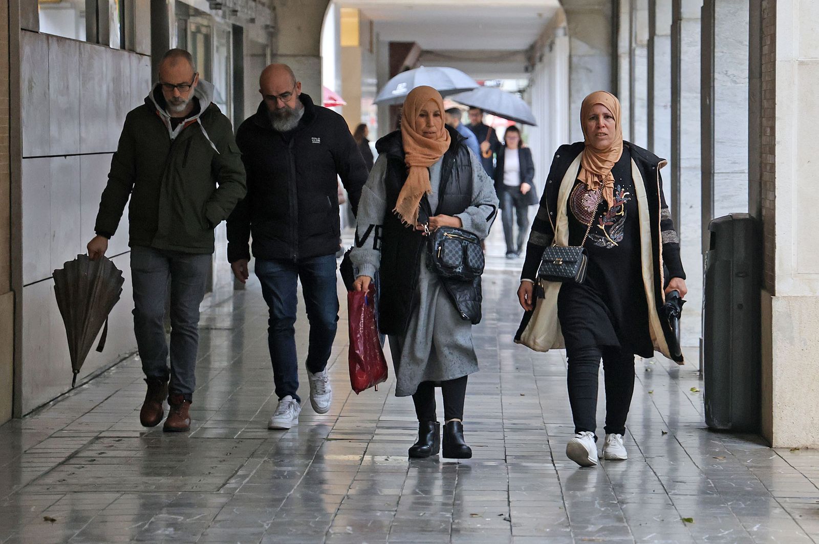 Imágenes del paso de la DANA por Huelva