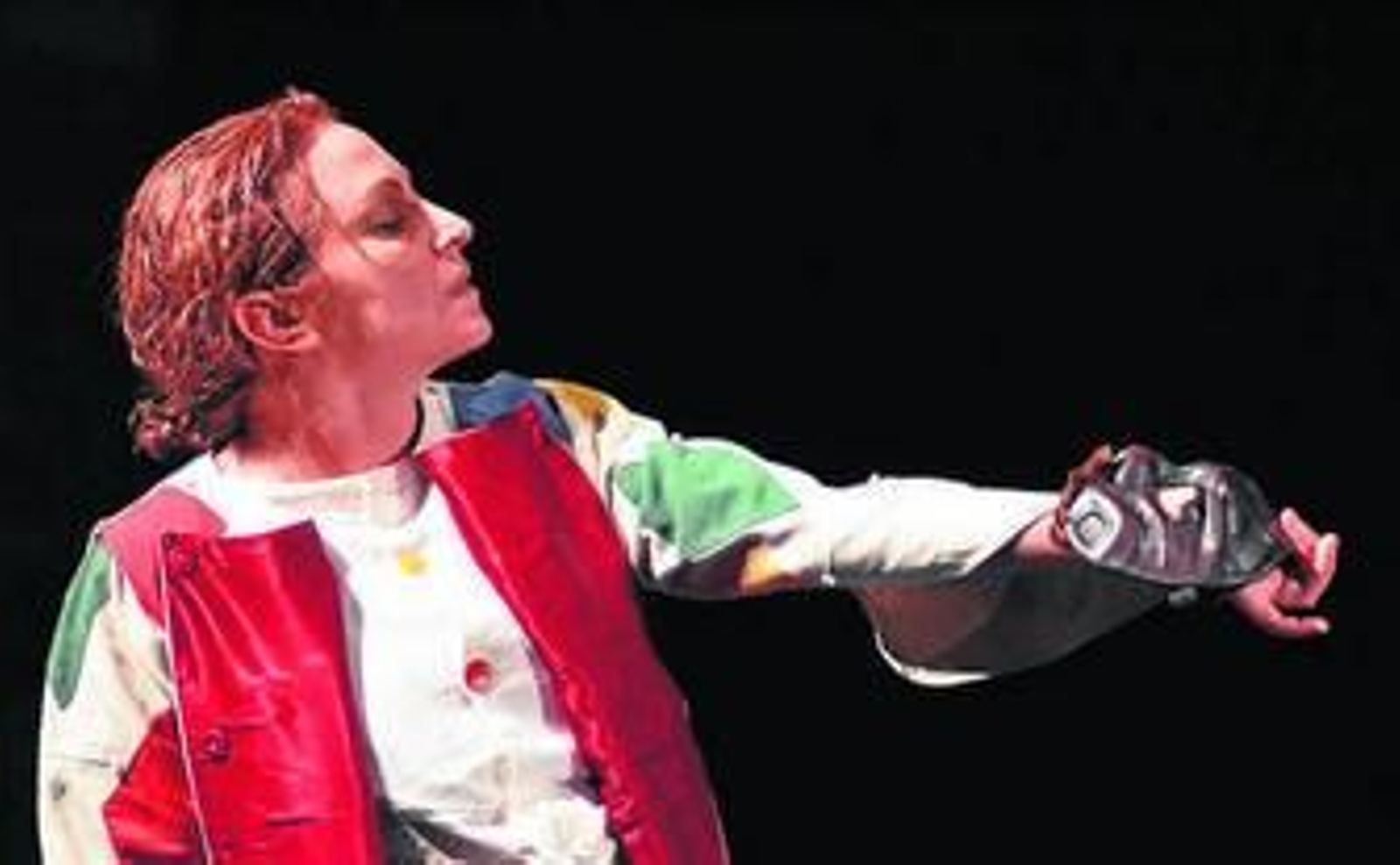 Escena de 'Arlequín y su doble', de la compañía Hellequín.