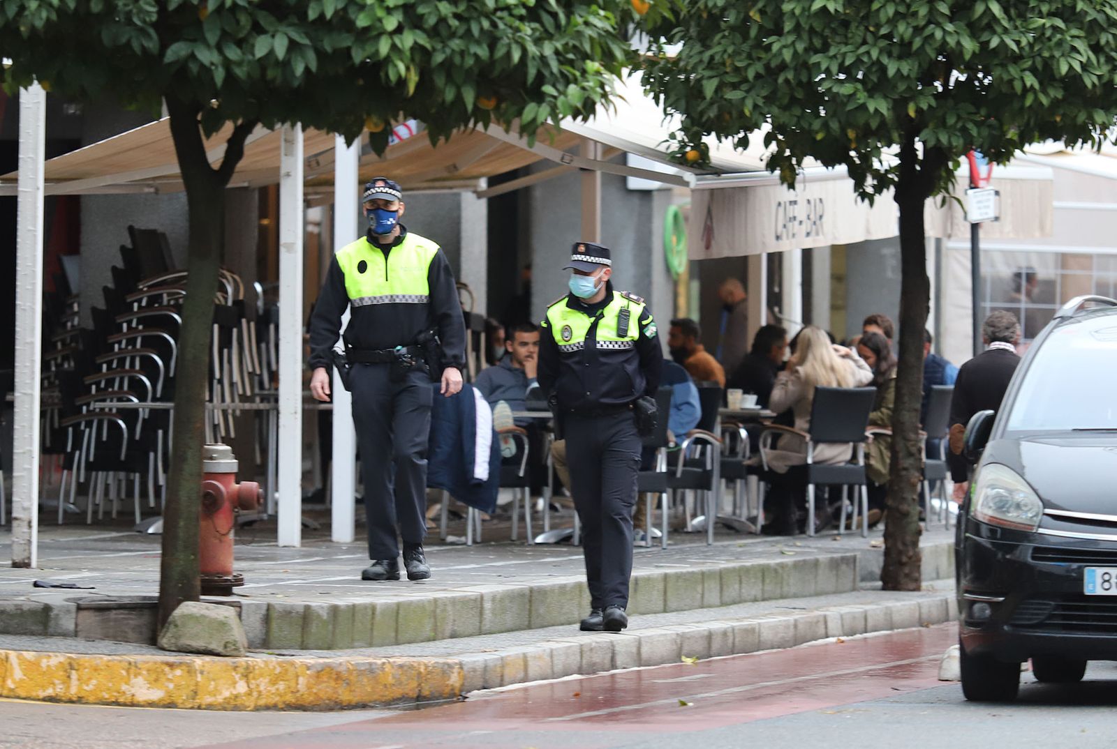 La Policía Local de Huelva controla el cumplimiento de las restricciones anti Covid